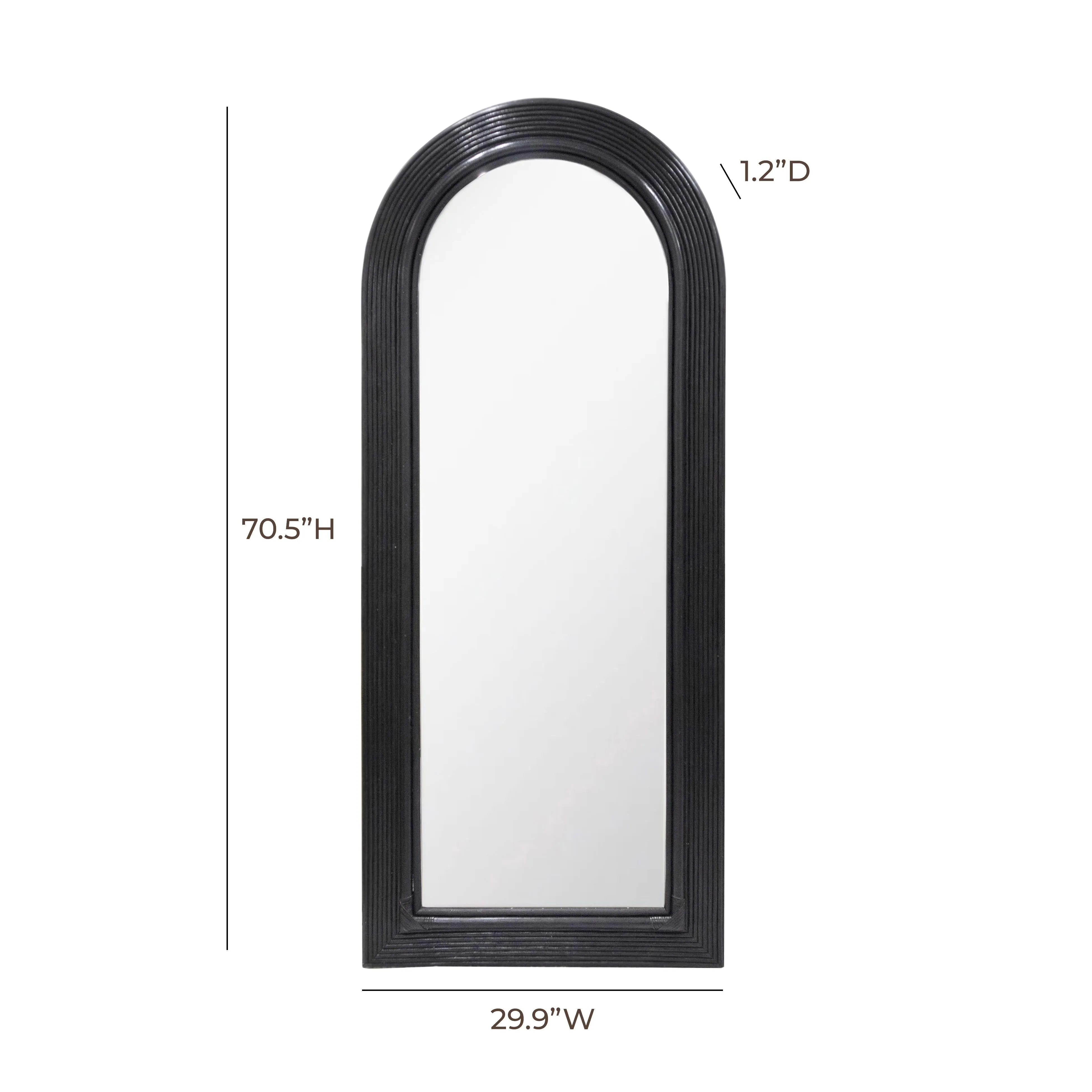 Tanya Rattan 70" Floor Mirror - Image 10