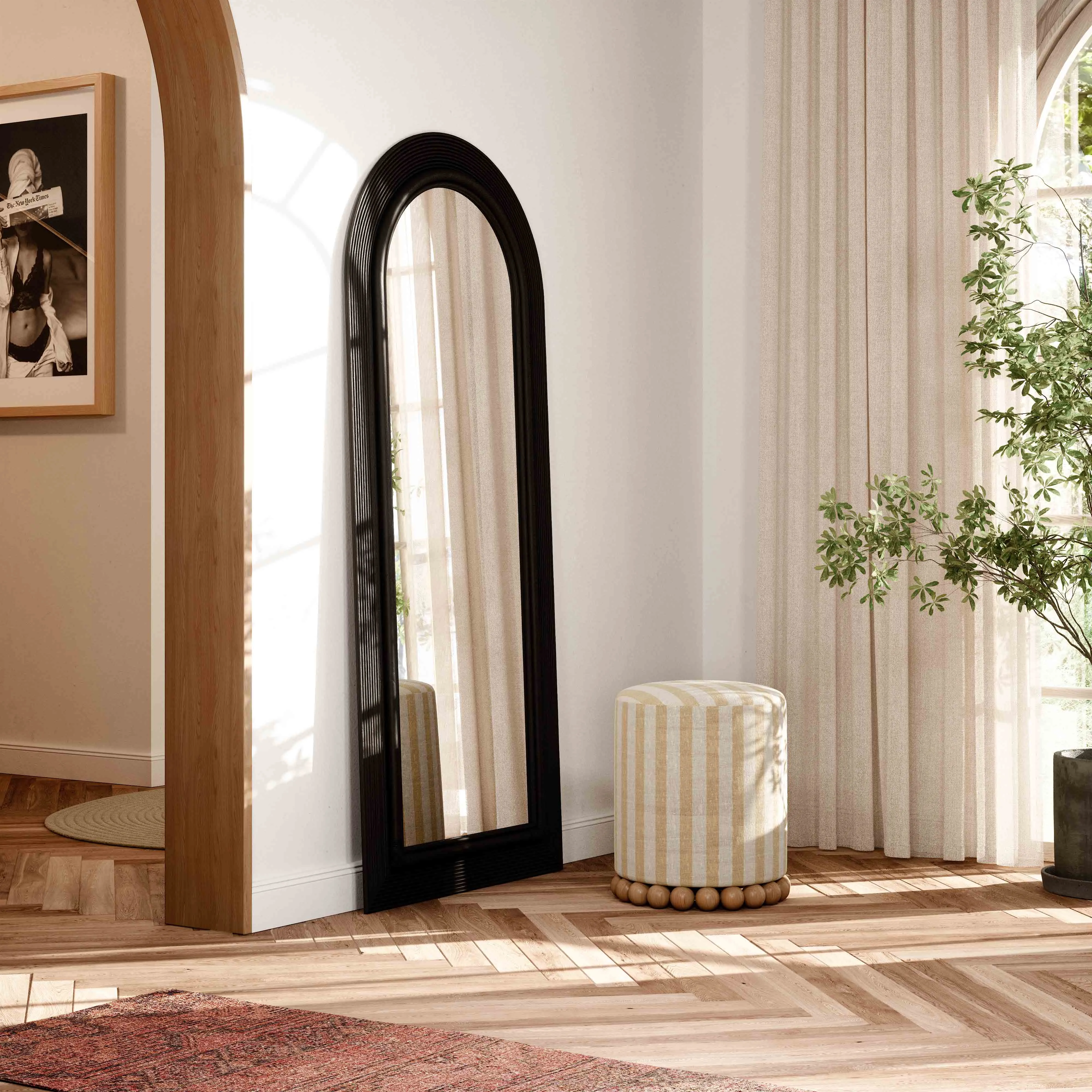 Tanya Rattan 70" Floor Mirror - Image 7