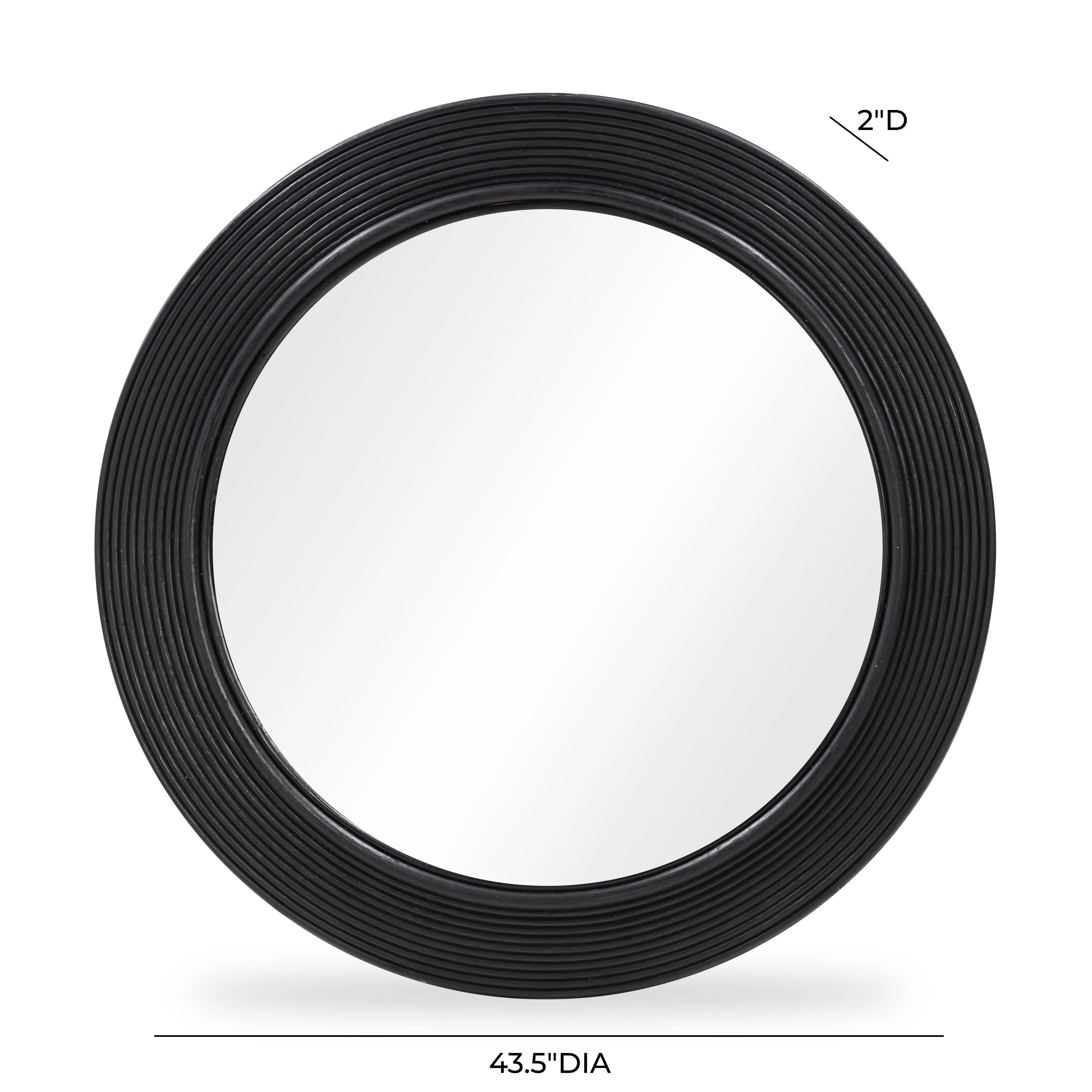 Tanya Rattan Round Wall Mirror - Image 11