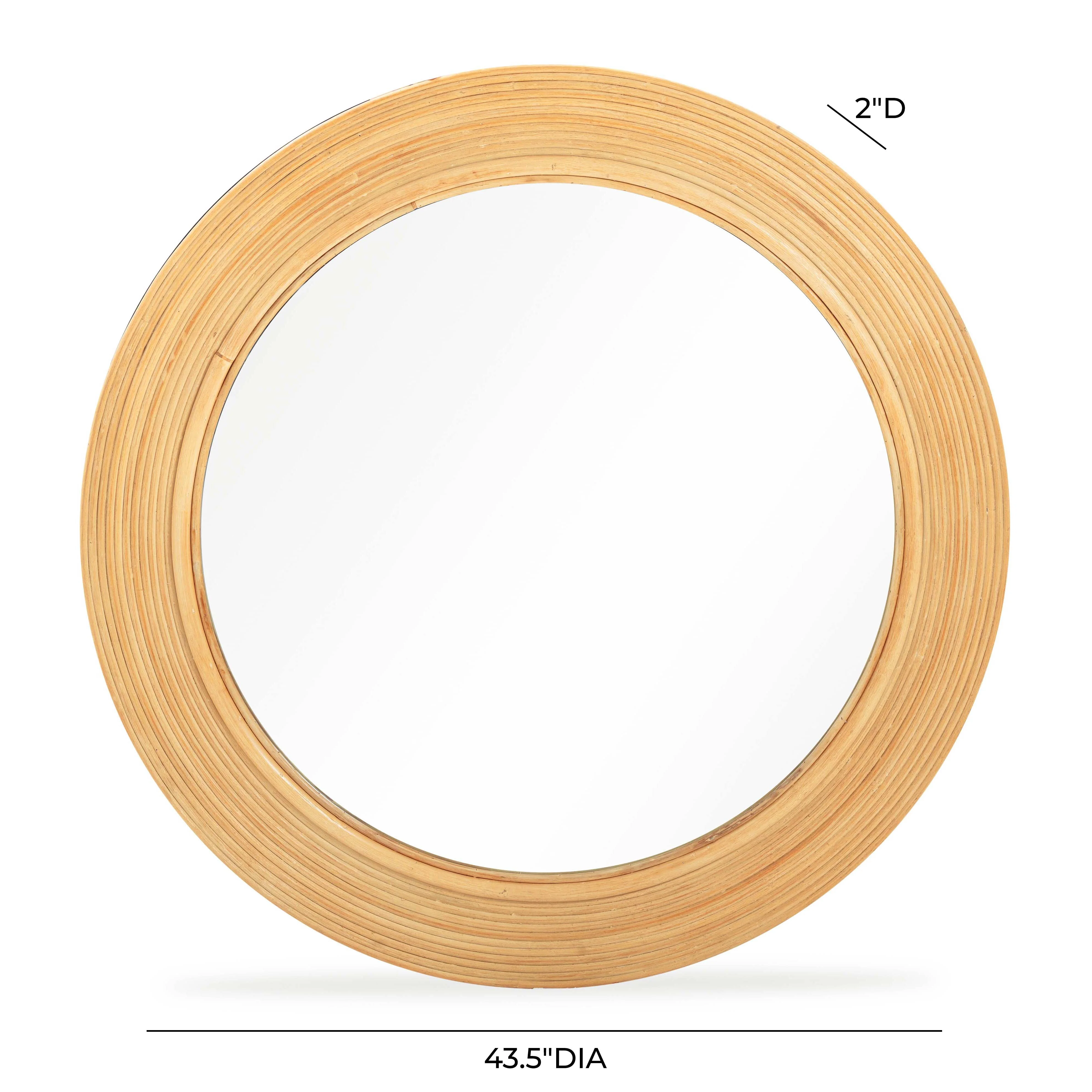 Tanya Rattan Round Wall Mirror - Image 5