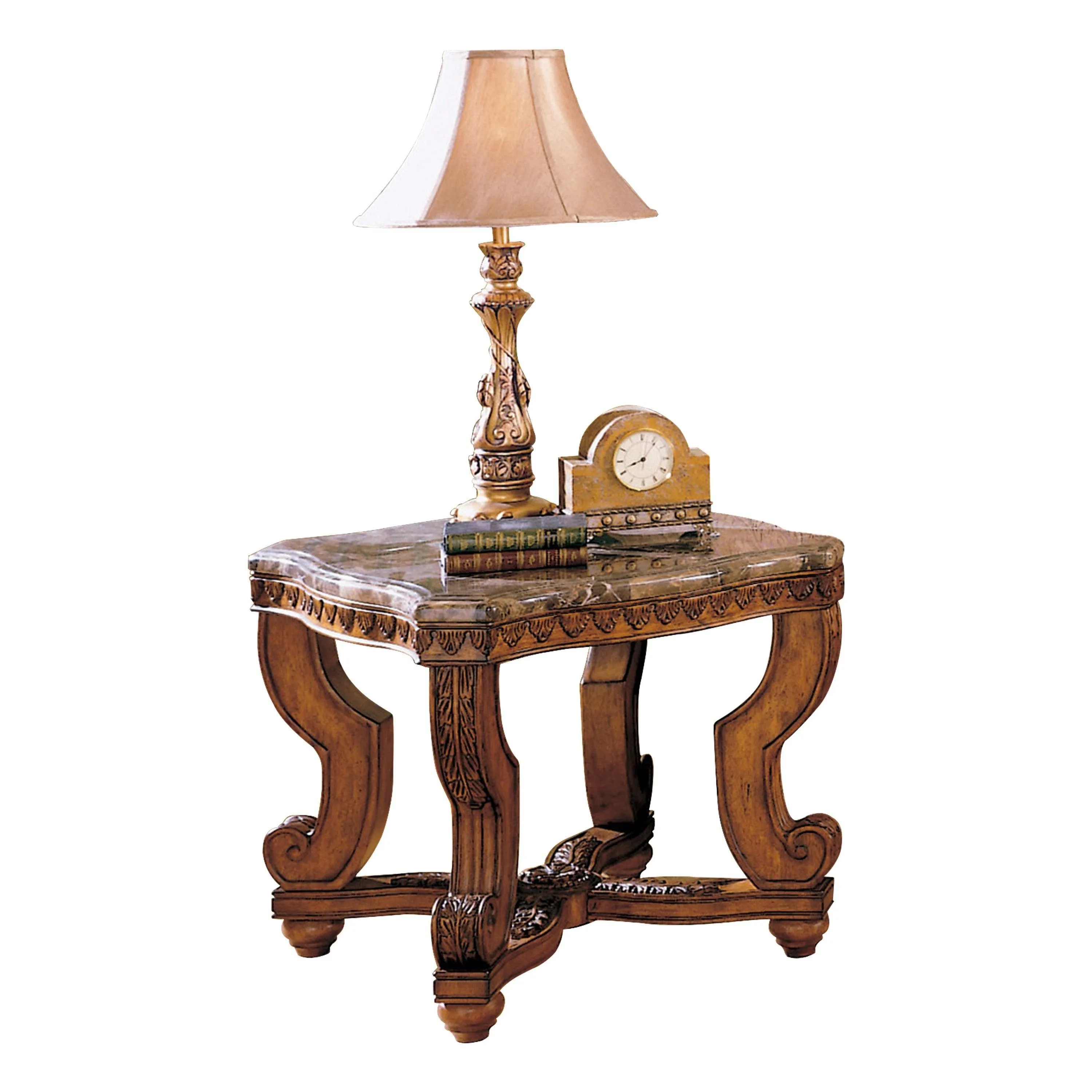 Tarantula Burnished Brown Cherry End Table - Image 2
