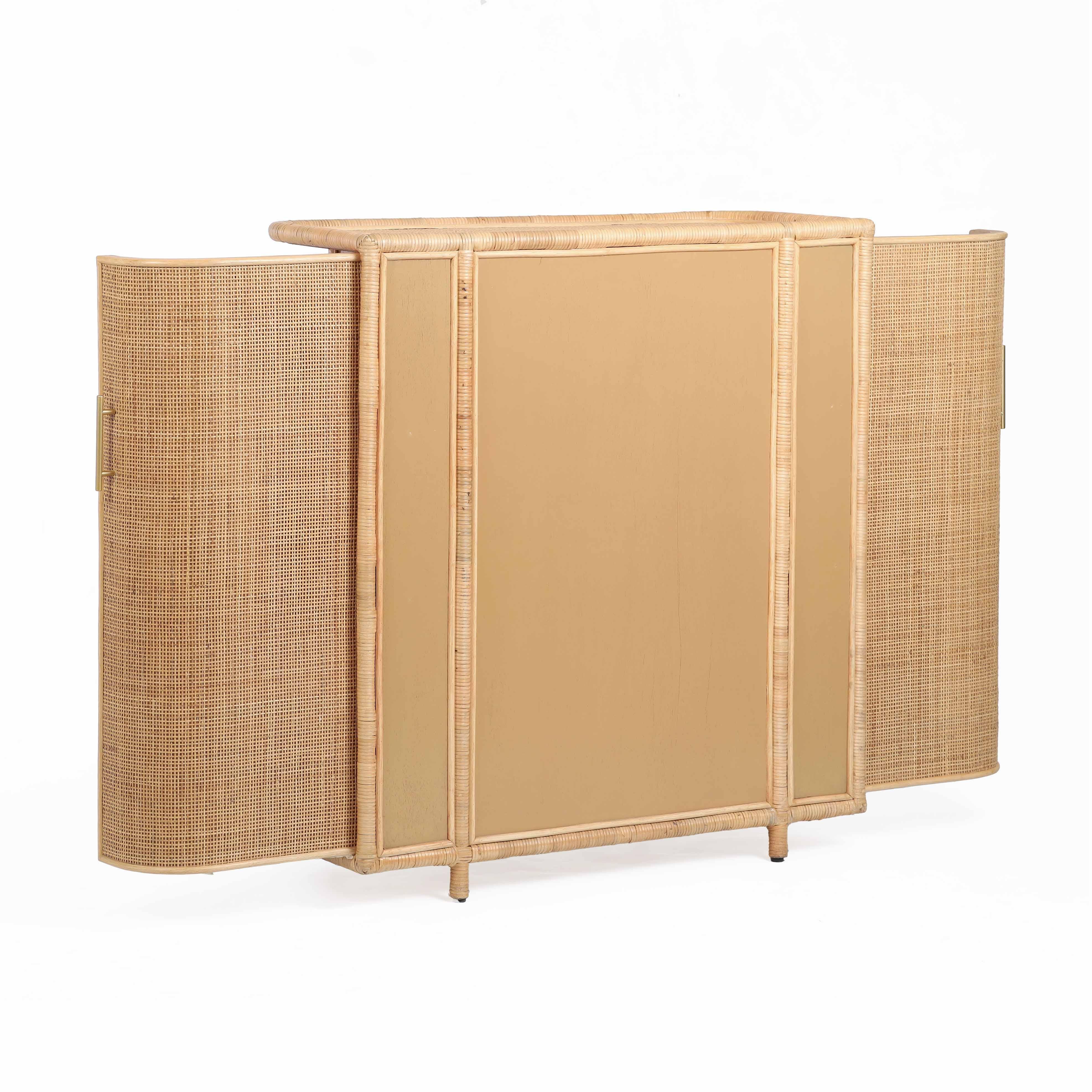 Tarot Natural Rattan Bar Cabinet - Image 8