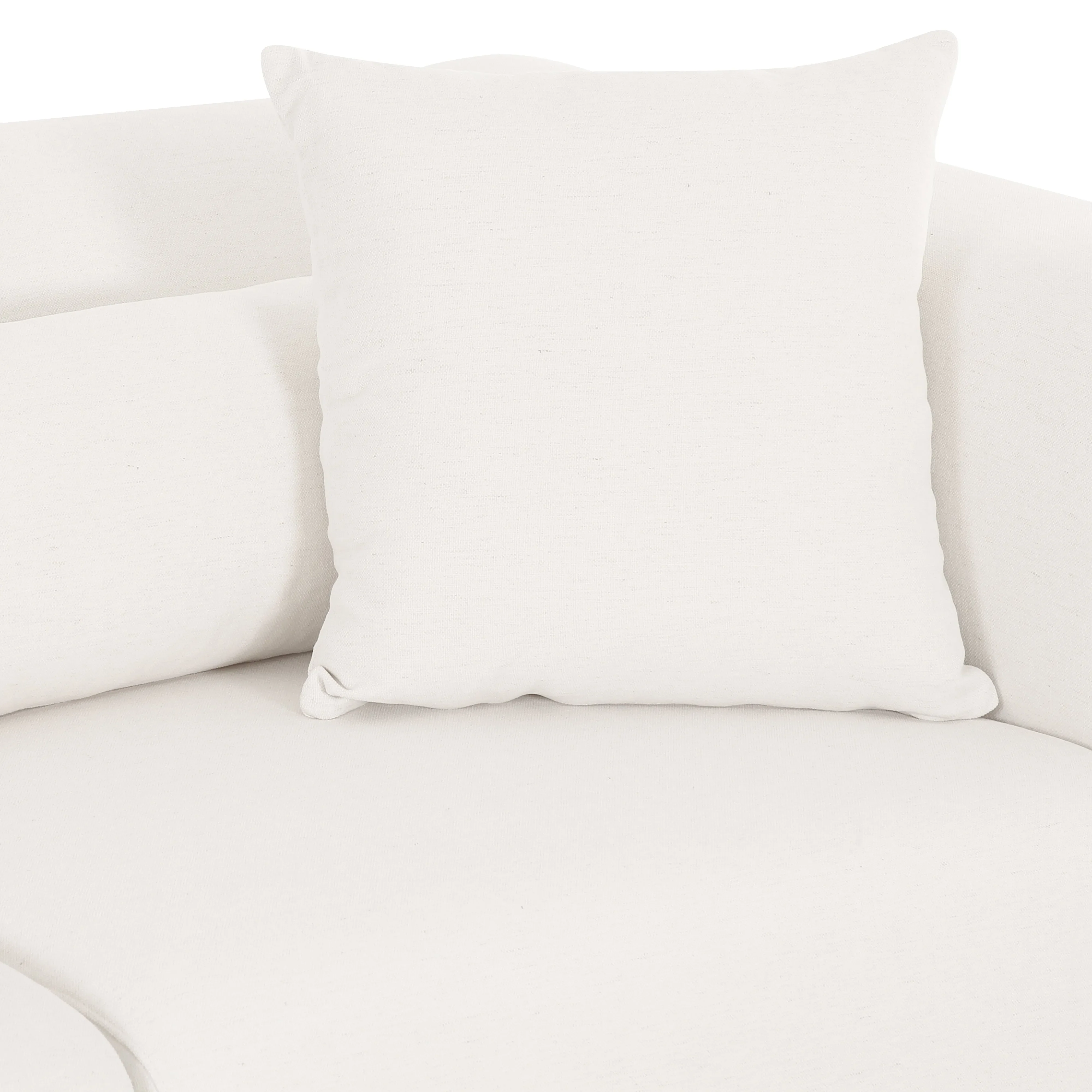 Tarra 4-Piece Cream Performance Chenille Modular U-Sectional - Image 4