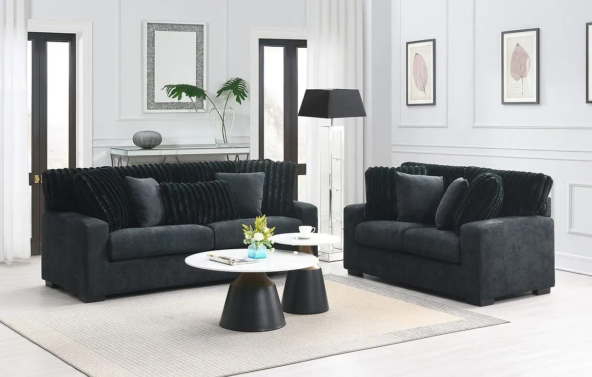 Tarra Black Living Room Set - Image 7