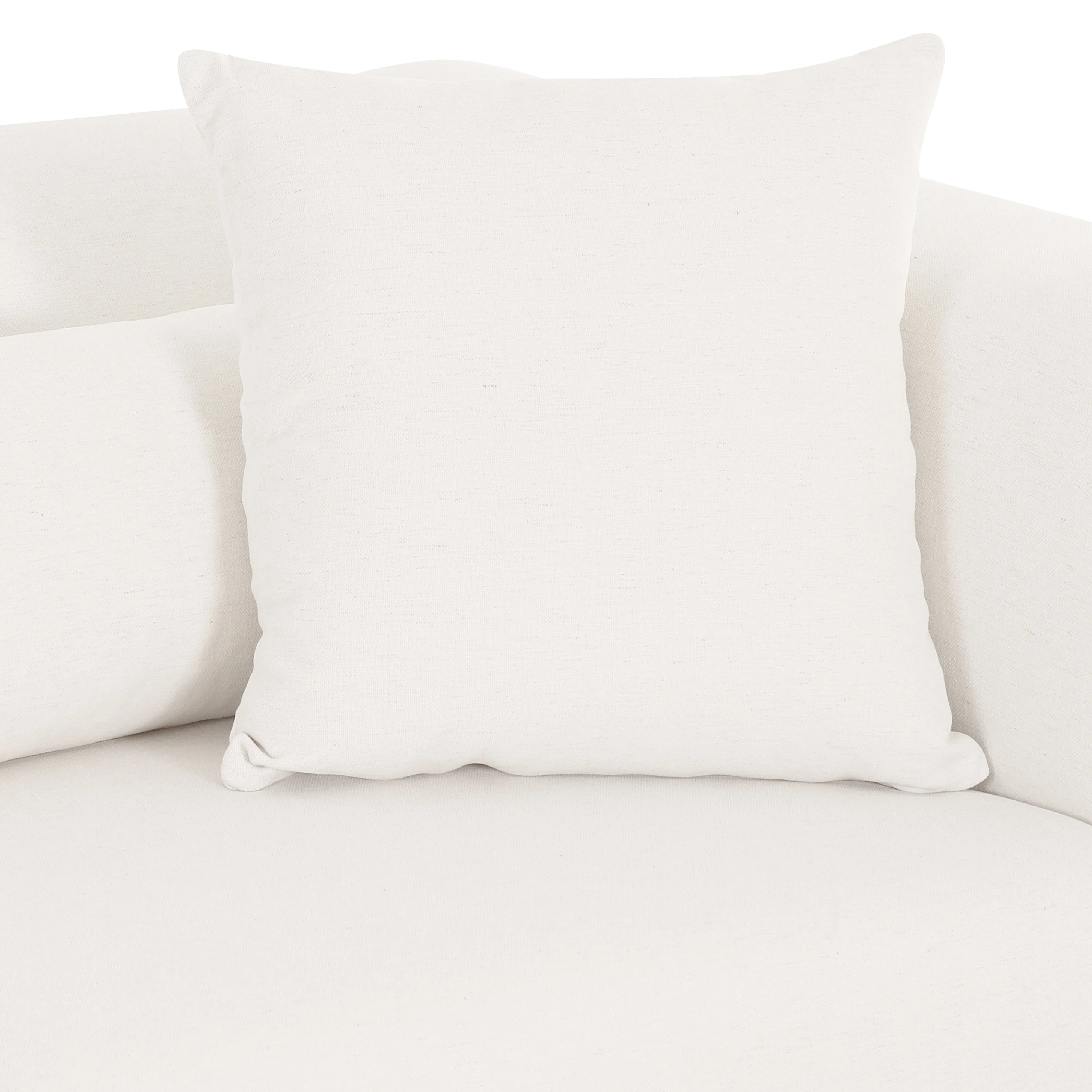 Tarra Cream Performance Chenille Modular Corner Chair - Image 3
