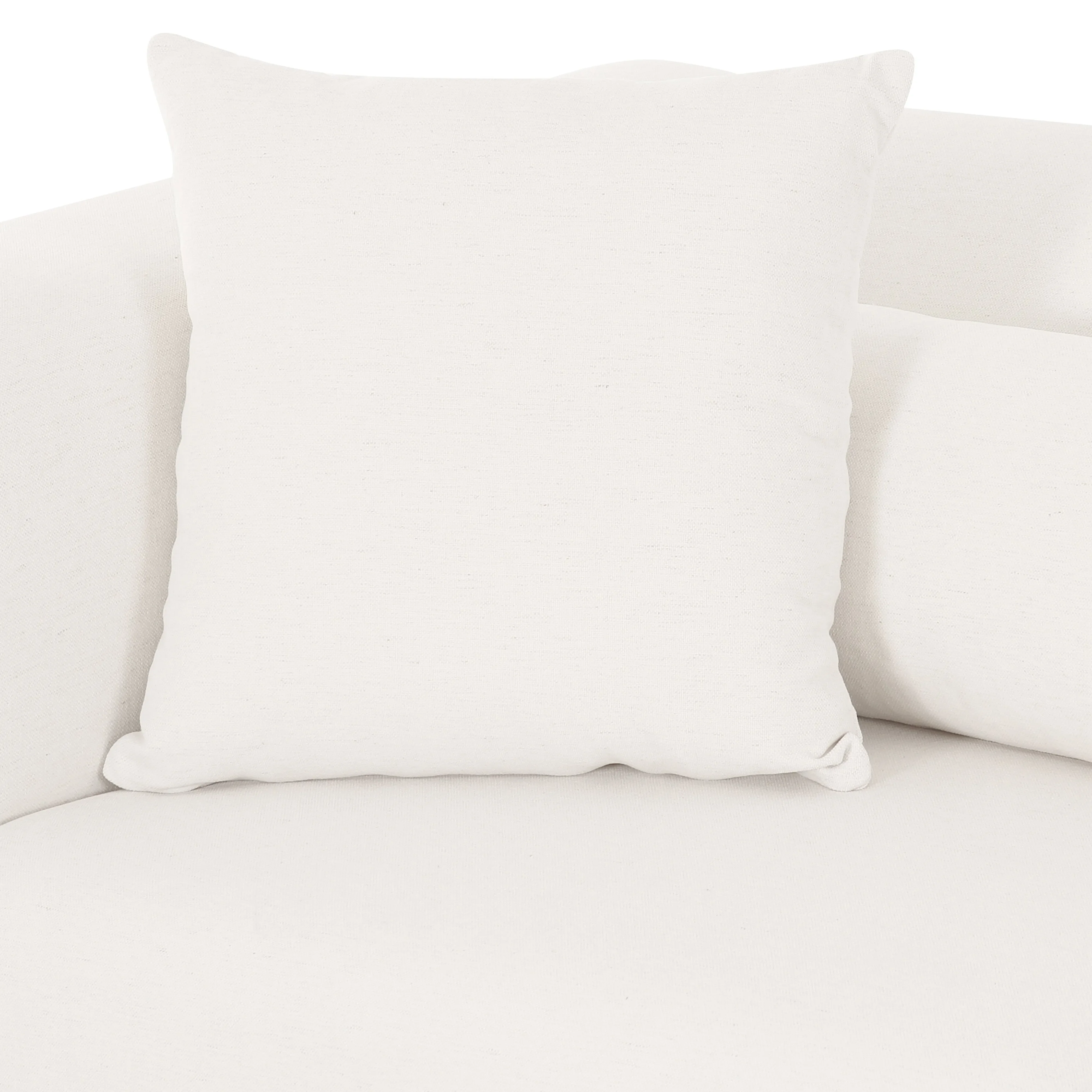 Tarra Cream Performance Chenille Modular Corner Chair - Image 8