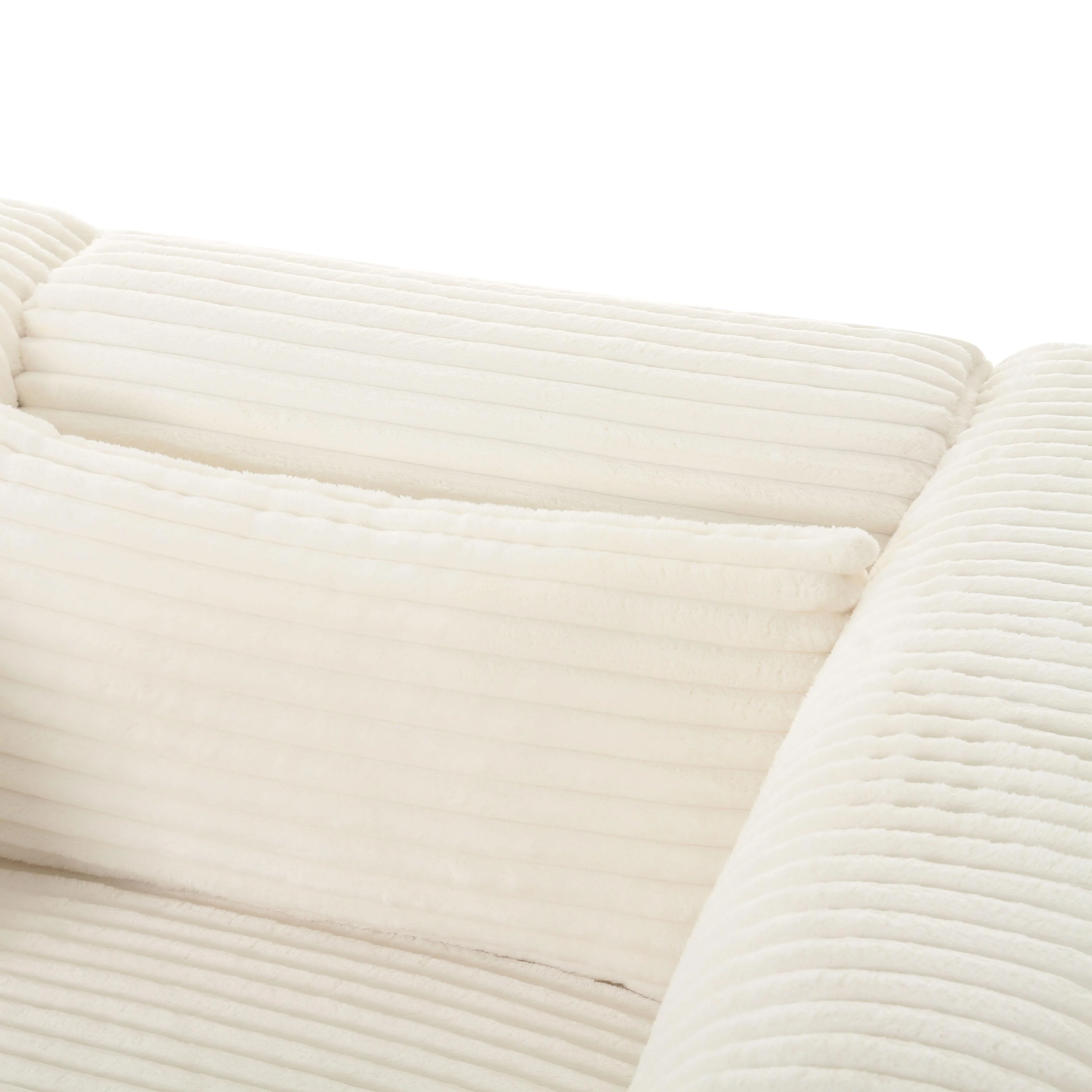 Tarra Fluffy Oversized Corduroy Modular Sofa - Image 5