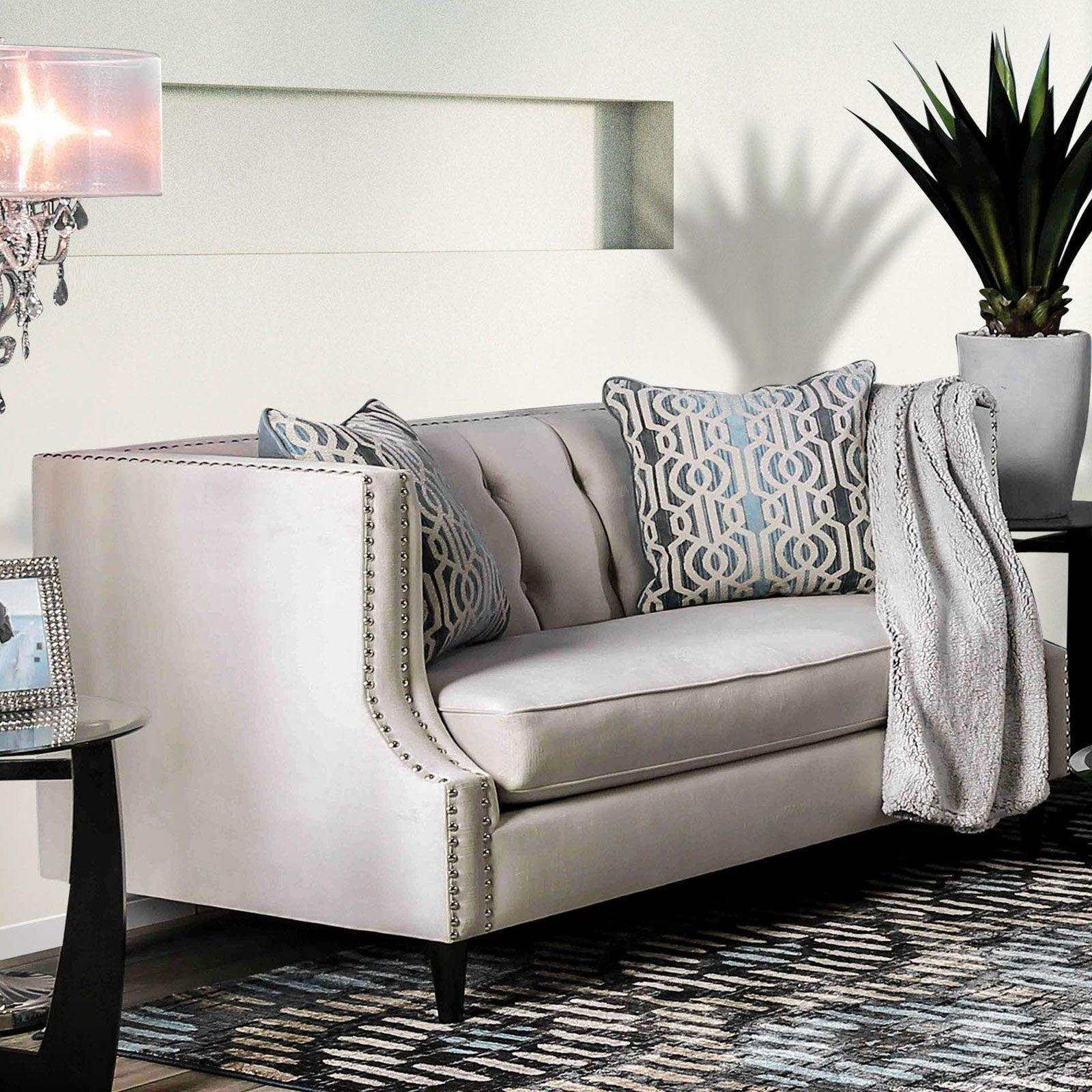 Tegan Beige Stationary Sofa & Loveseat - Image 3