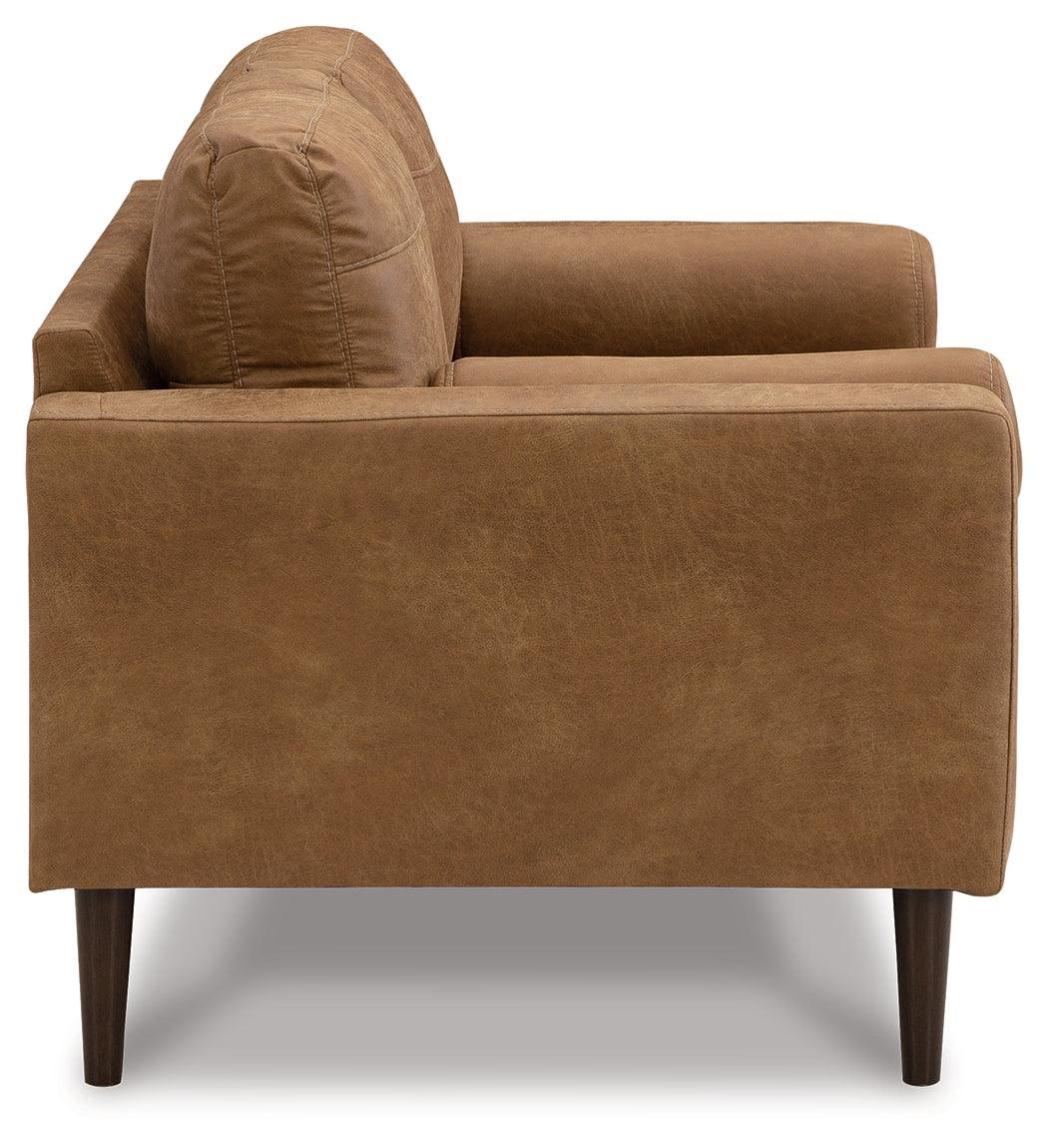 Telora Caramel Loveseat - Image 4