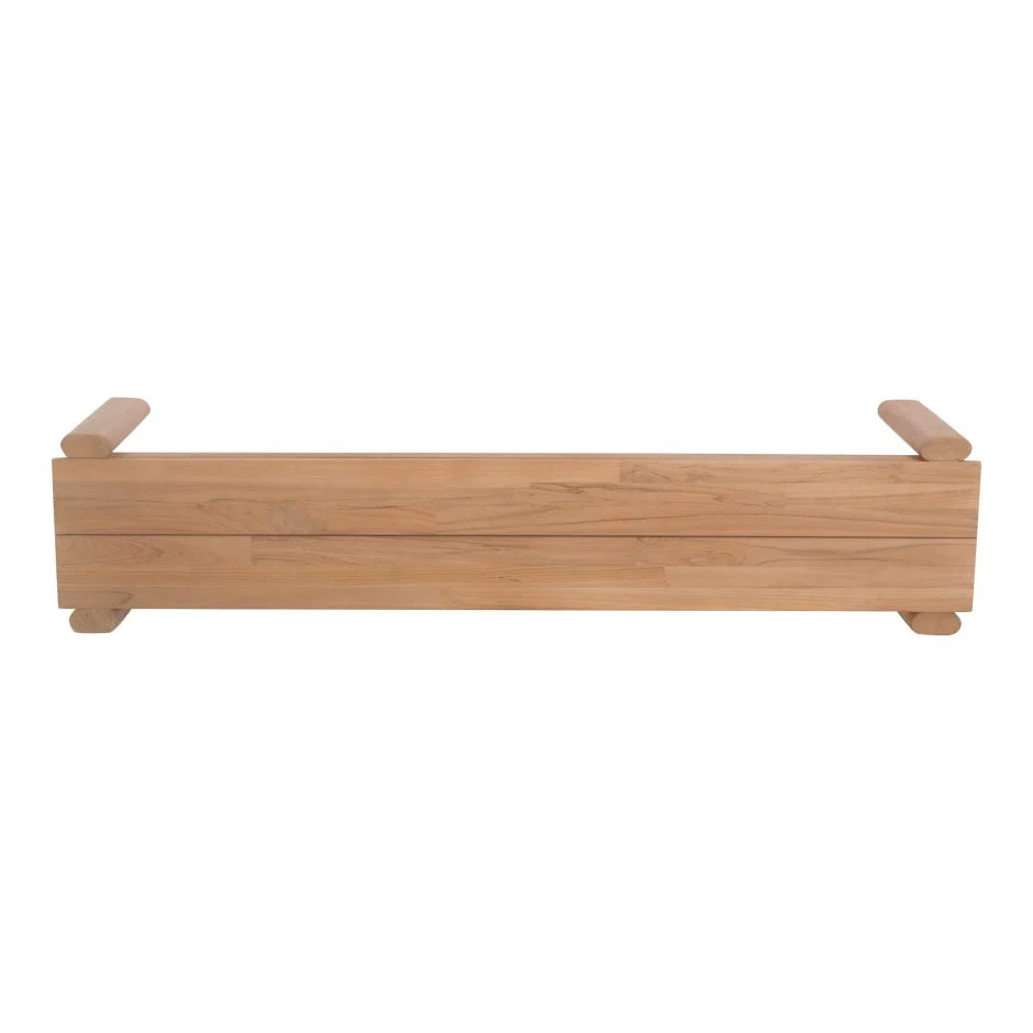 Tempo Outdoor Dining Bench Natural - Image 4