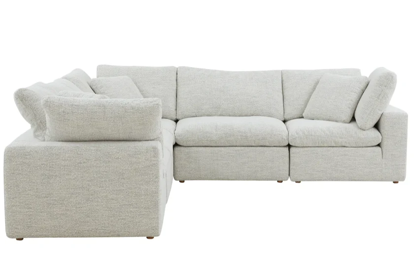 Terra Condo Classic L-Shaped Modular Sectional Coastside Sand - Image 2