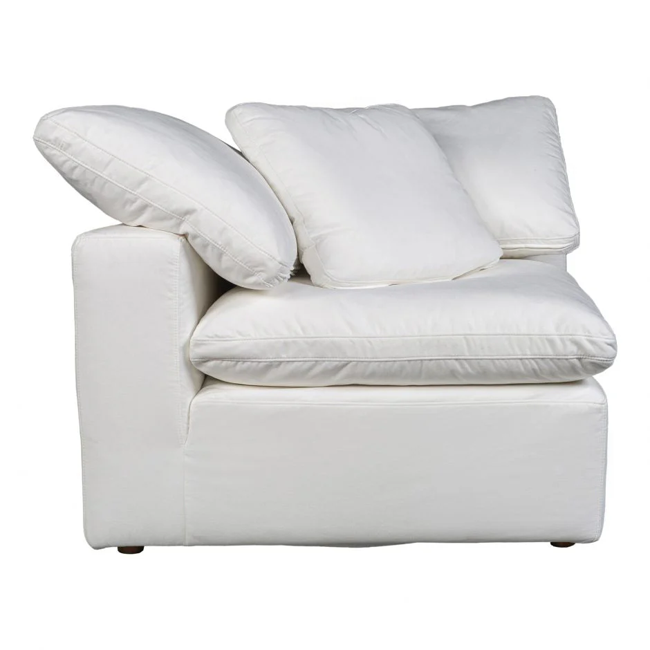 Terra Condo Corner Chair Cream White - Image 4