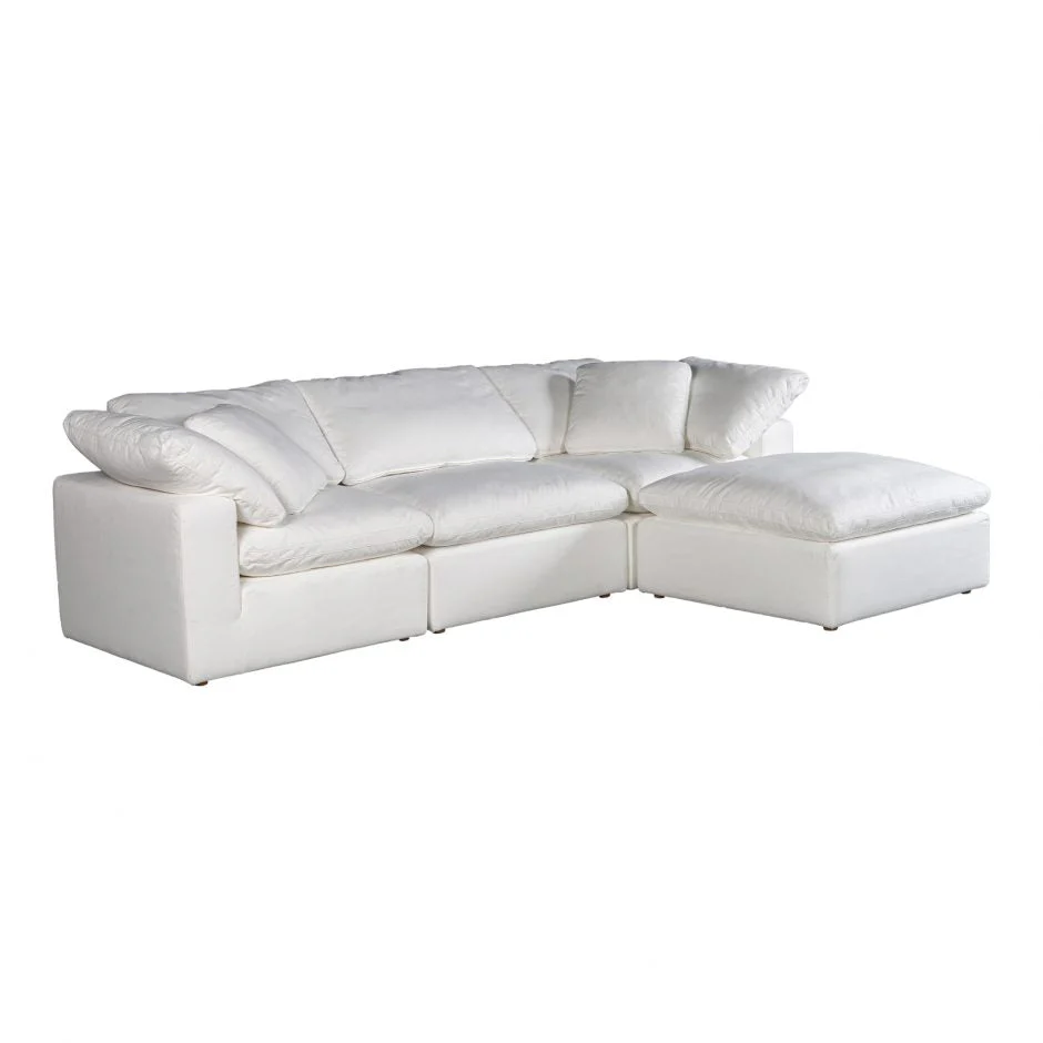 Terra Condo Lounge Modular Sectional Cream White - Image 2