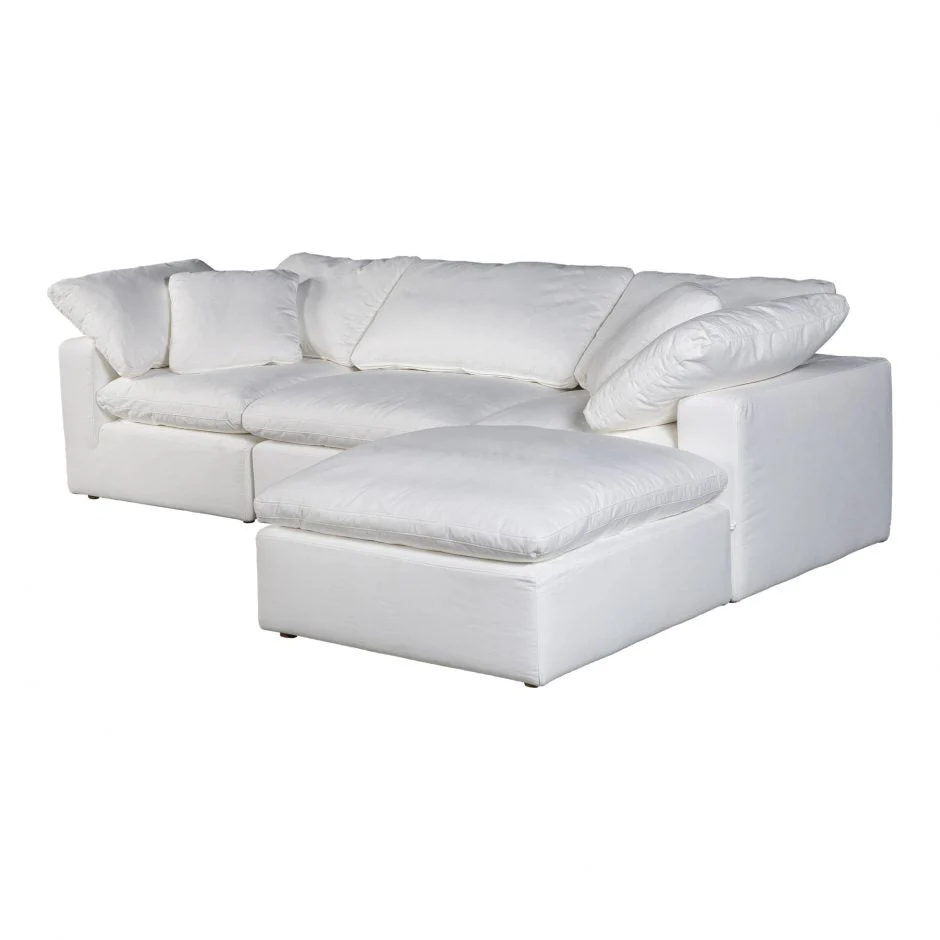 Terra Condo Lounge Modular Sectional Cream White - Image 3