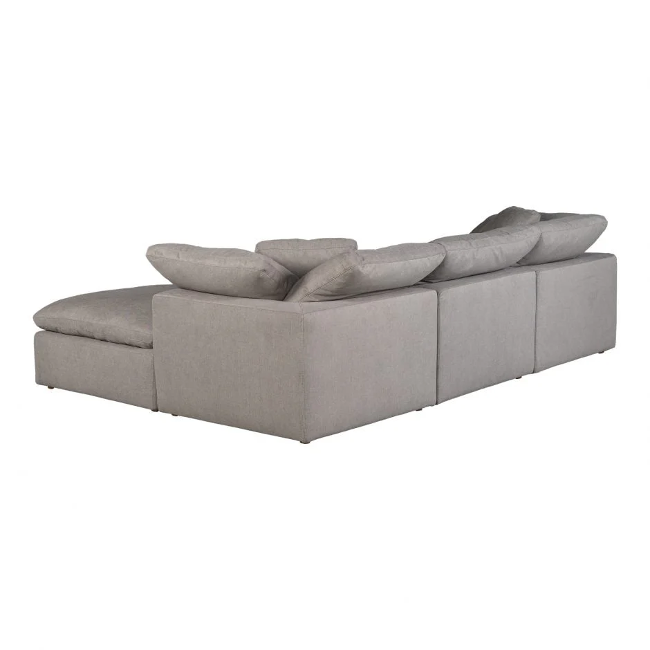 Terra Condo Lounge Modular Sectional Light Grey - Image 4