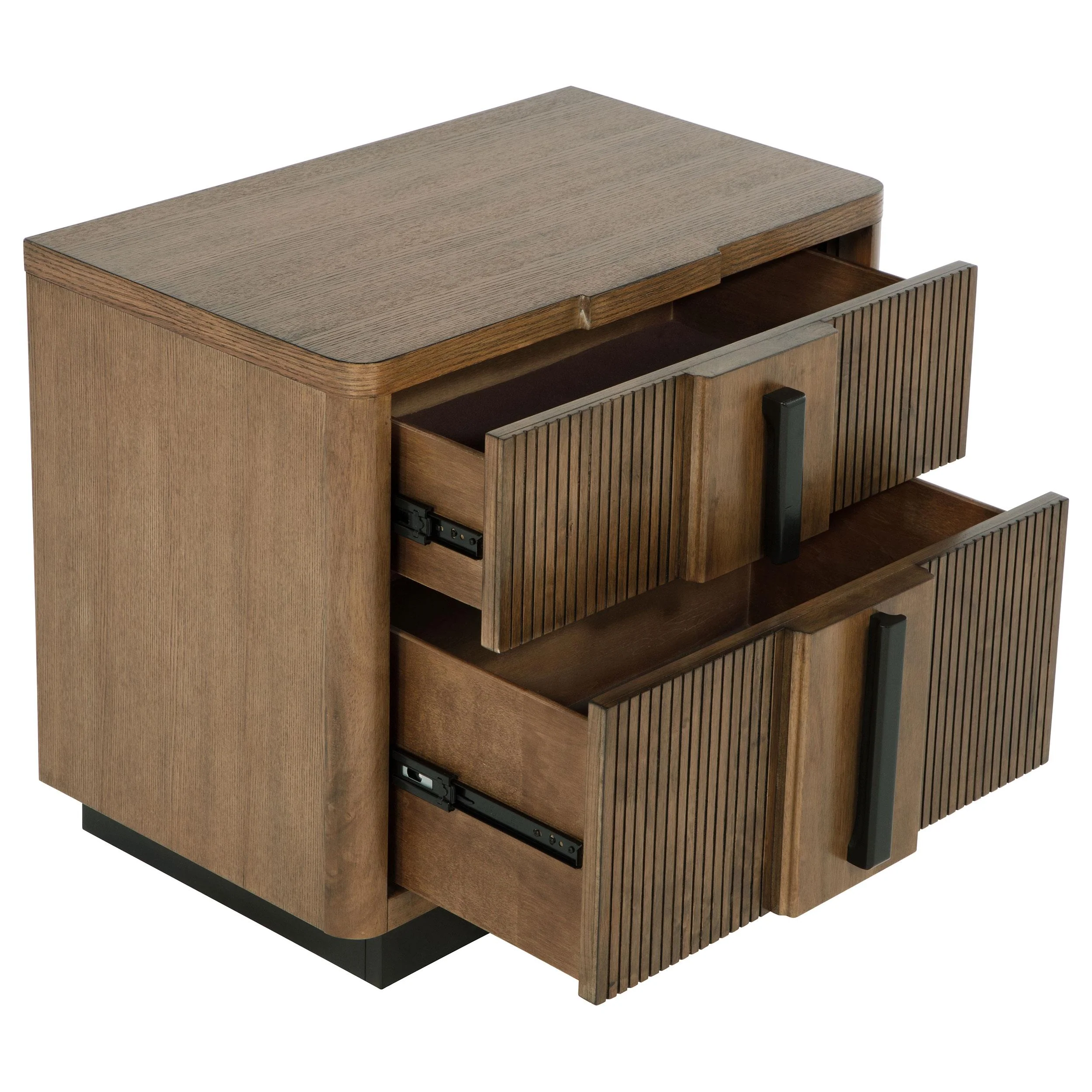 Terrace Ash Brown 2-Drawer Nightstand - Image 10