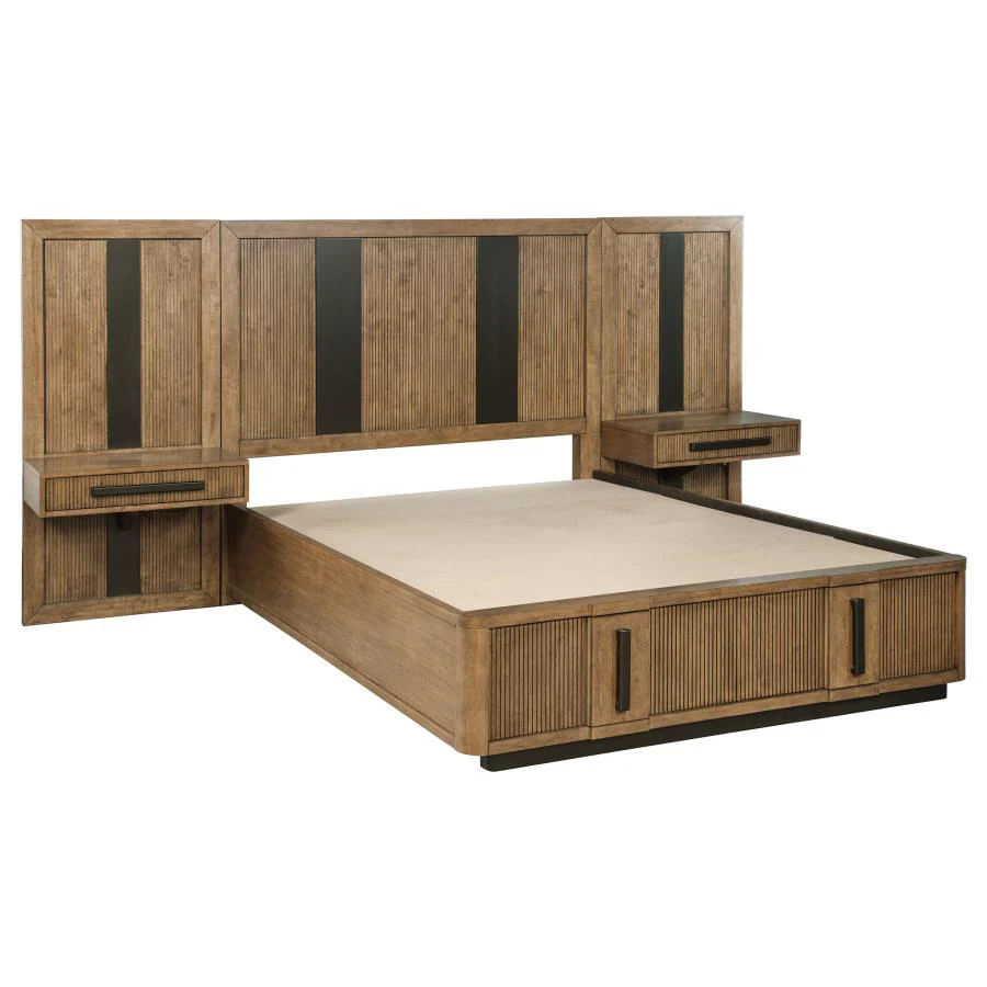 Terrace Ash Brown 5-piece Queen Panel Bedroom Set - Image 3