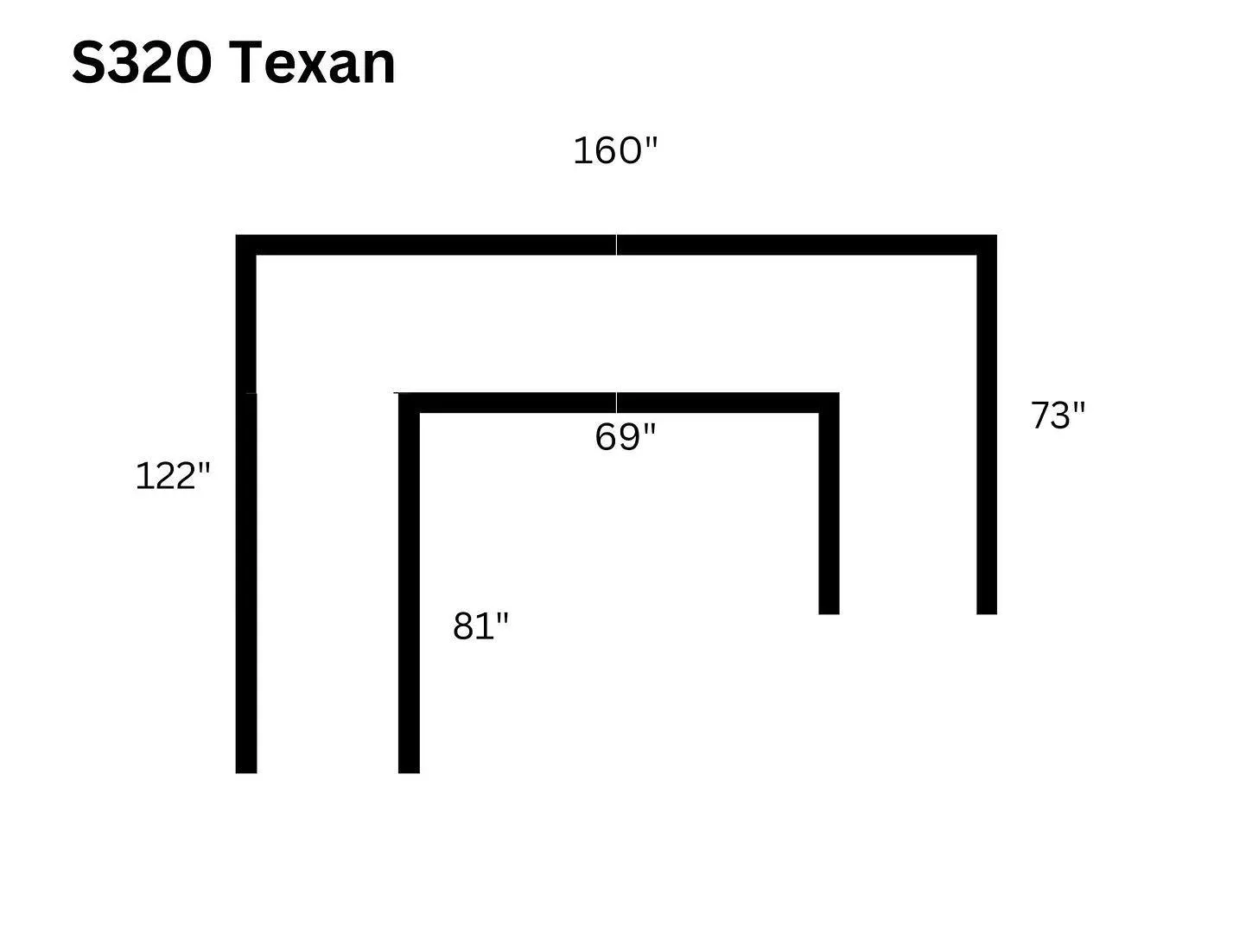 Texan Ivory 4-Piece Right Arm Facing (RAF) Sectional - Image 3