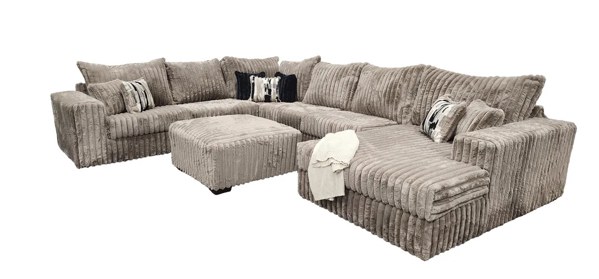 Texan Mocha 4-Piece Right Arm Facing (RAF) Sectional - Image 3