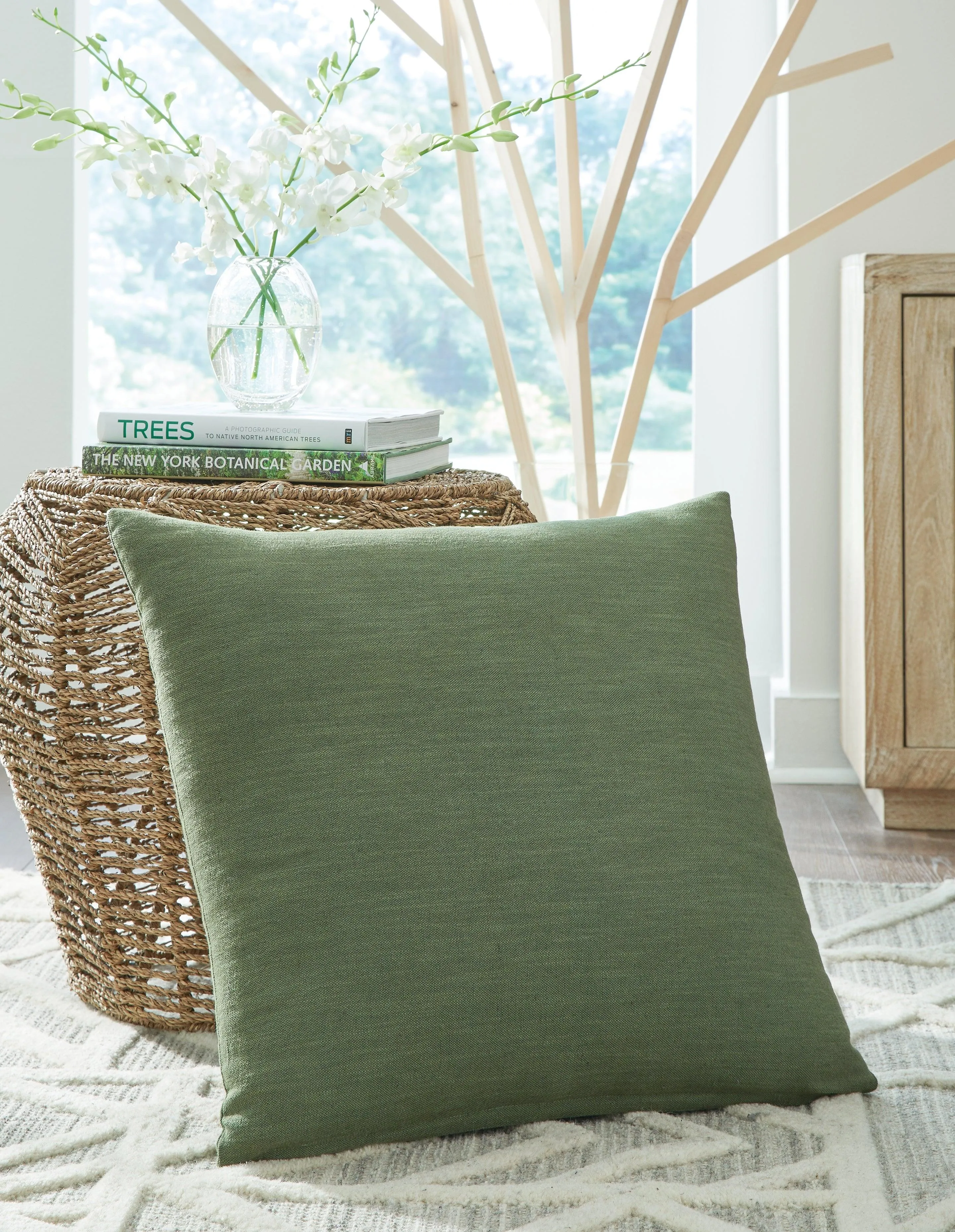 Thaneville Green Pillow (Set of 4) - Image 5