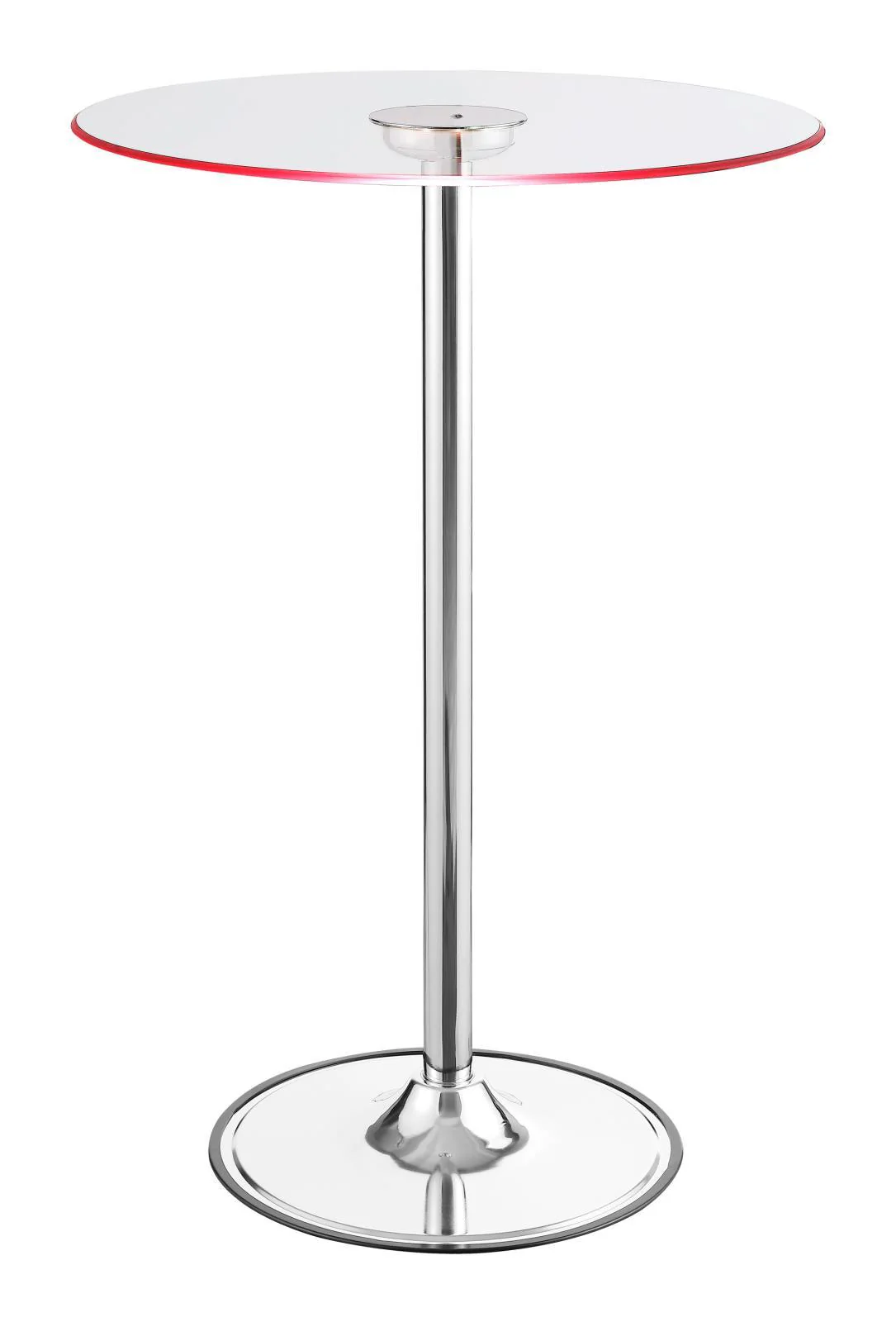 Thea Chrome/Clear LED Bar Table - Image 2