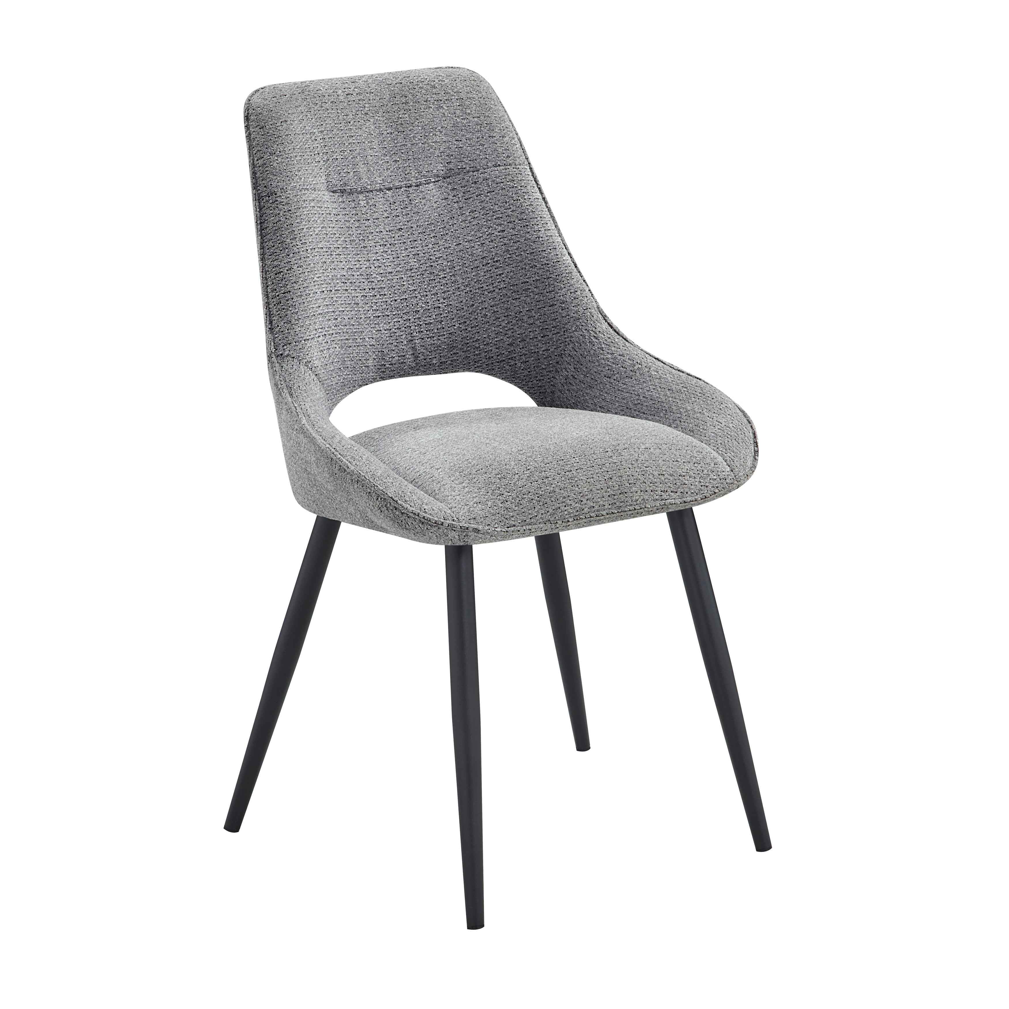 Thea Gray Side Chair, Set of 2 - Image 2
