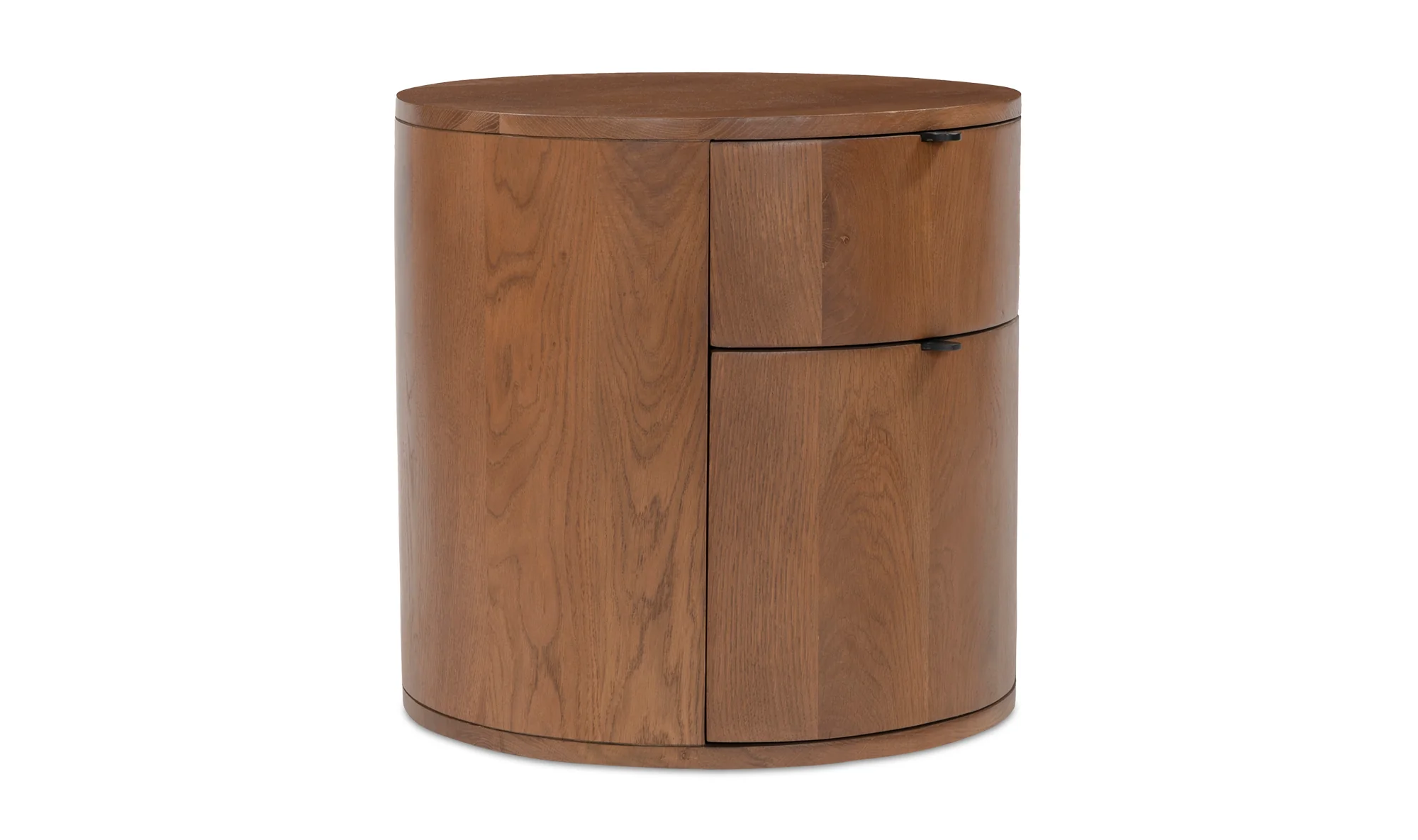 Theo Two Drawer Nightstand Brown - Image 3