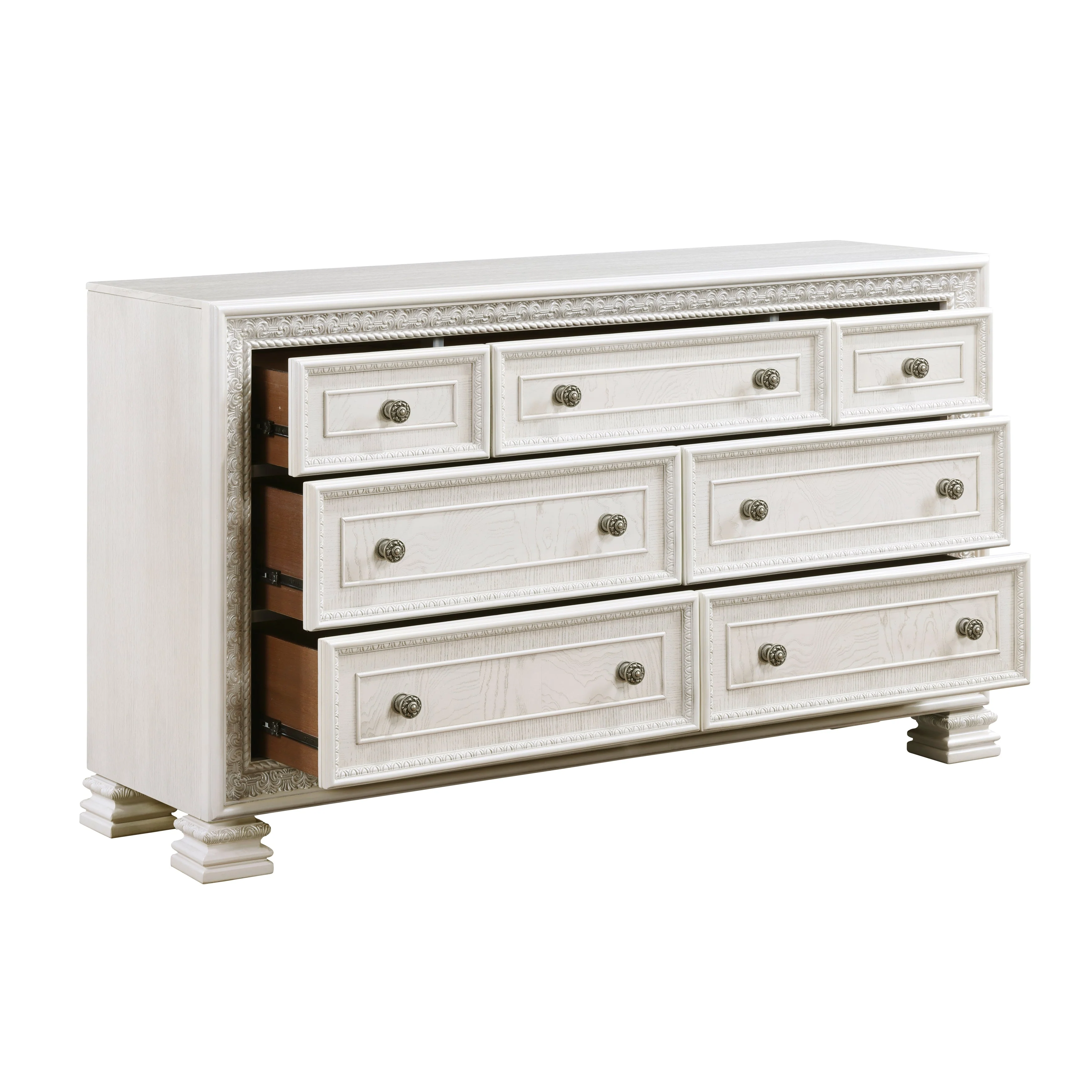 Theodora Pearl White Dresser - Image 2