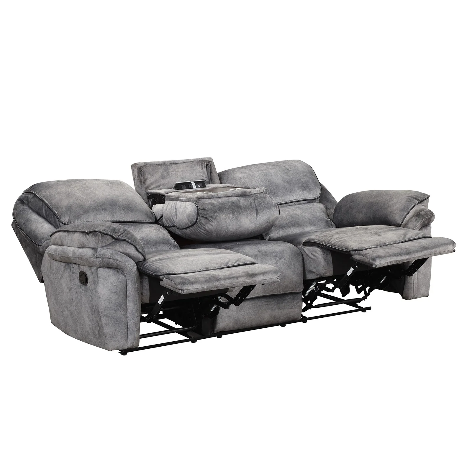 Theola Gray Sofa & Loveseat & Chair - Image 5