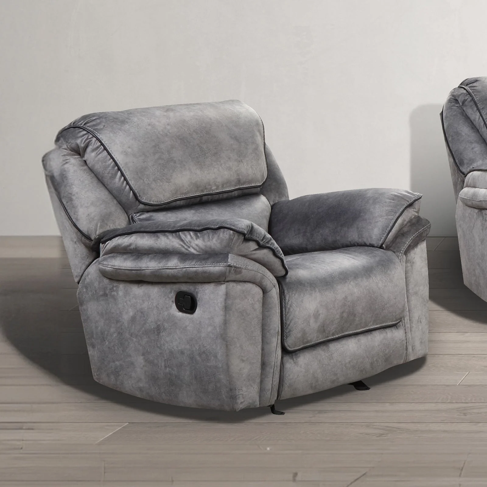 Theola Gray Sofa & Loveseat & Chair - Image 6