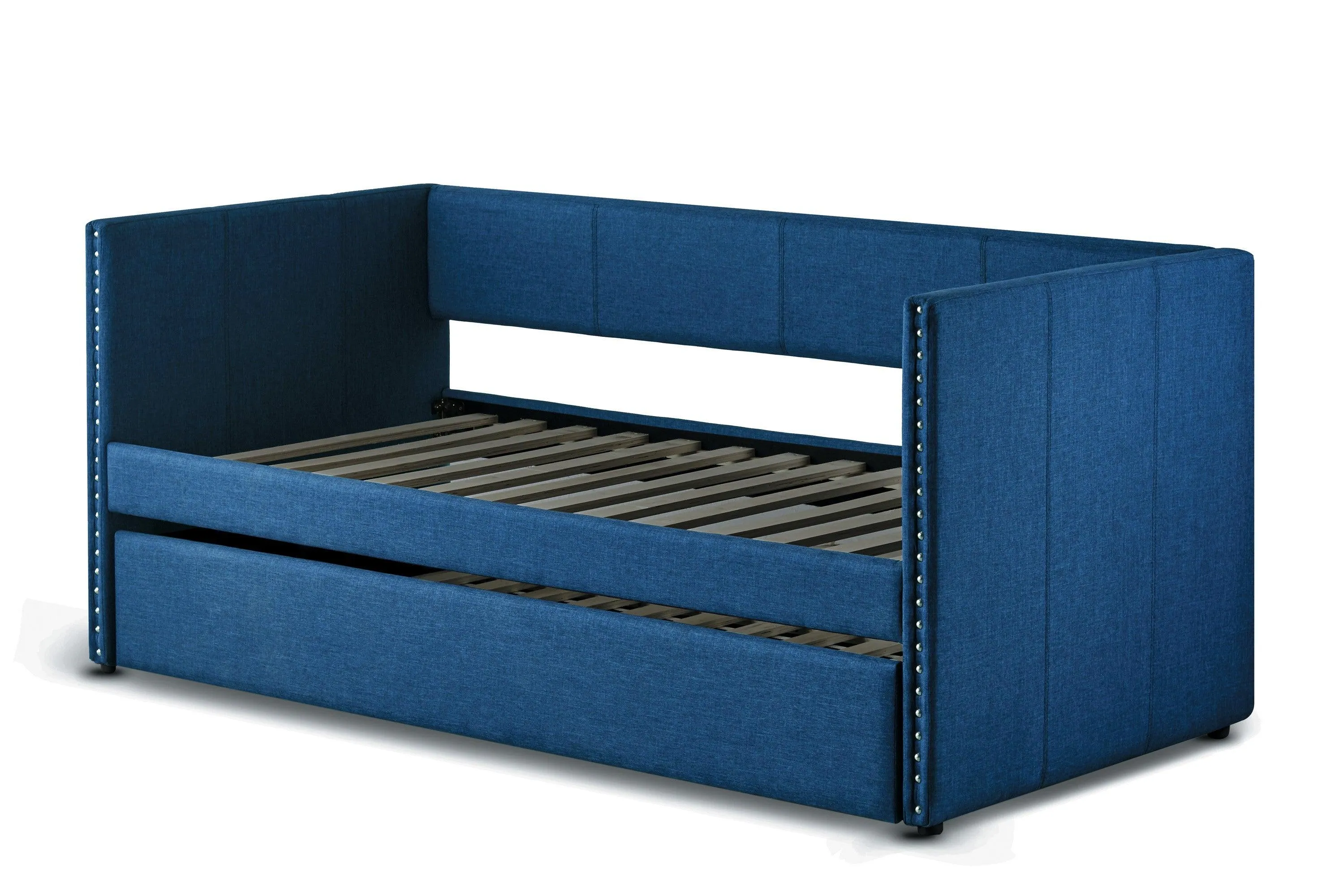 Therese Blue Daybed with Trundle - Image 8