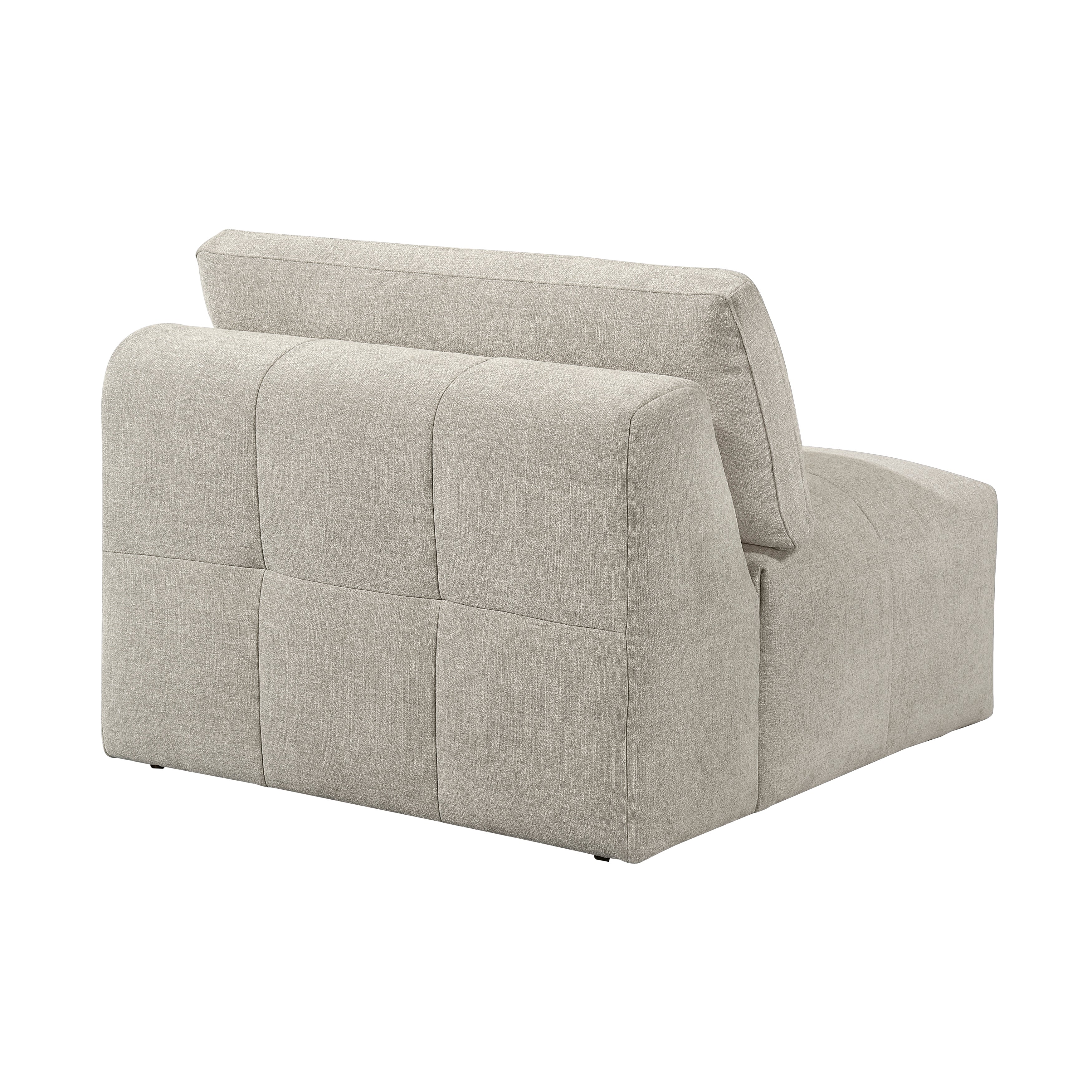 Tidal Taupe 6-Piece Modular Sectional with Ottoman - Image 10
