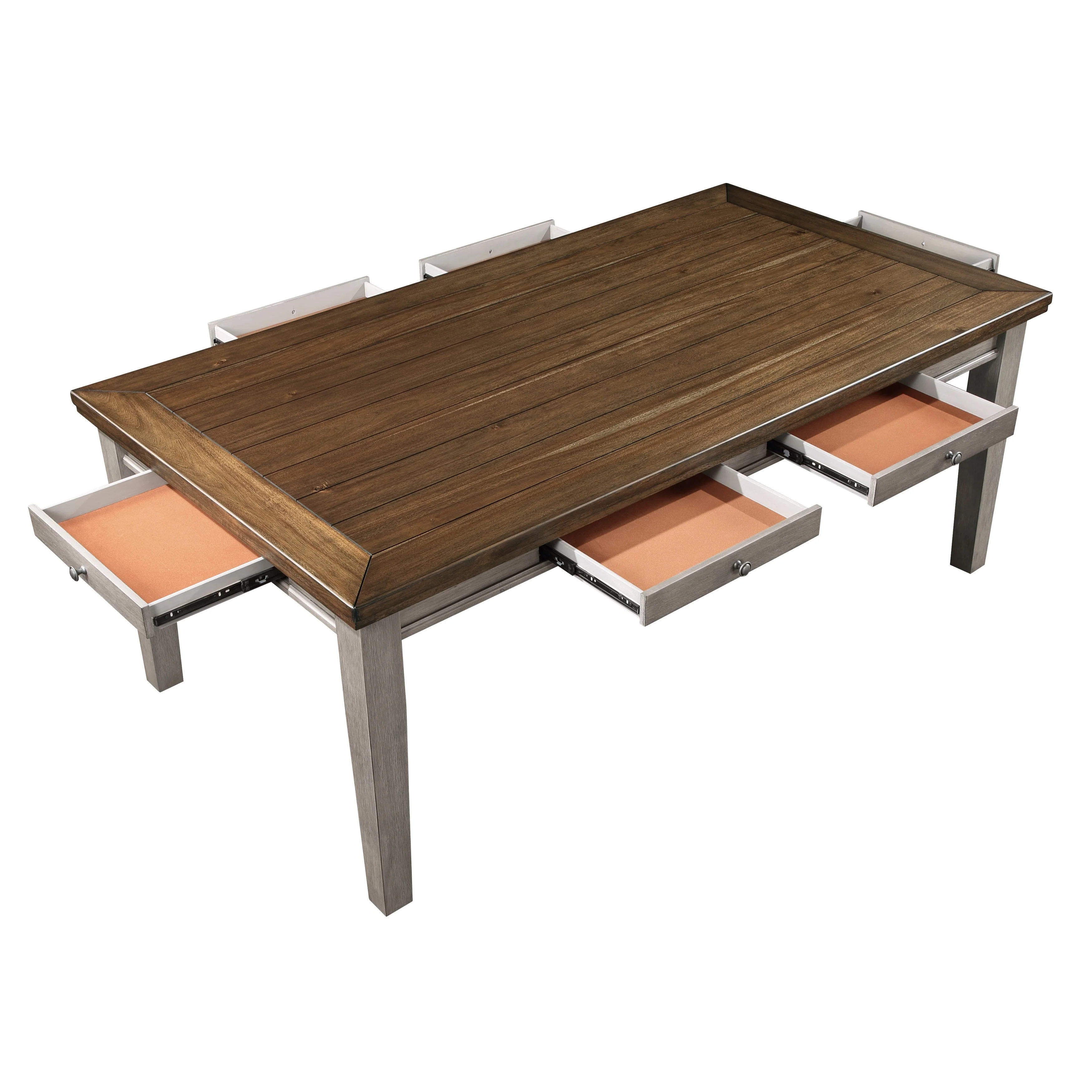 Tigard Cherry/Gray Dining Table - Image 6