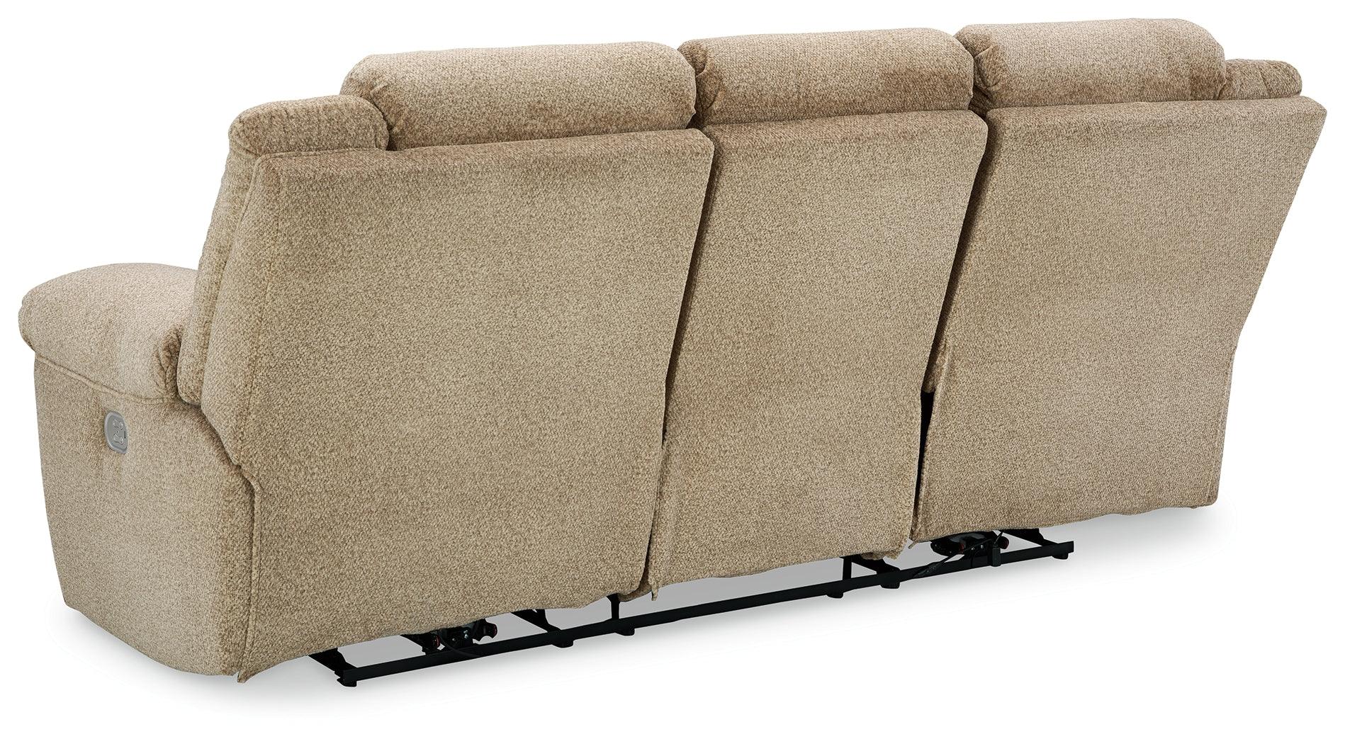 Tip-Off Wheat Dual Power Reclining Sofa - Image 6