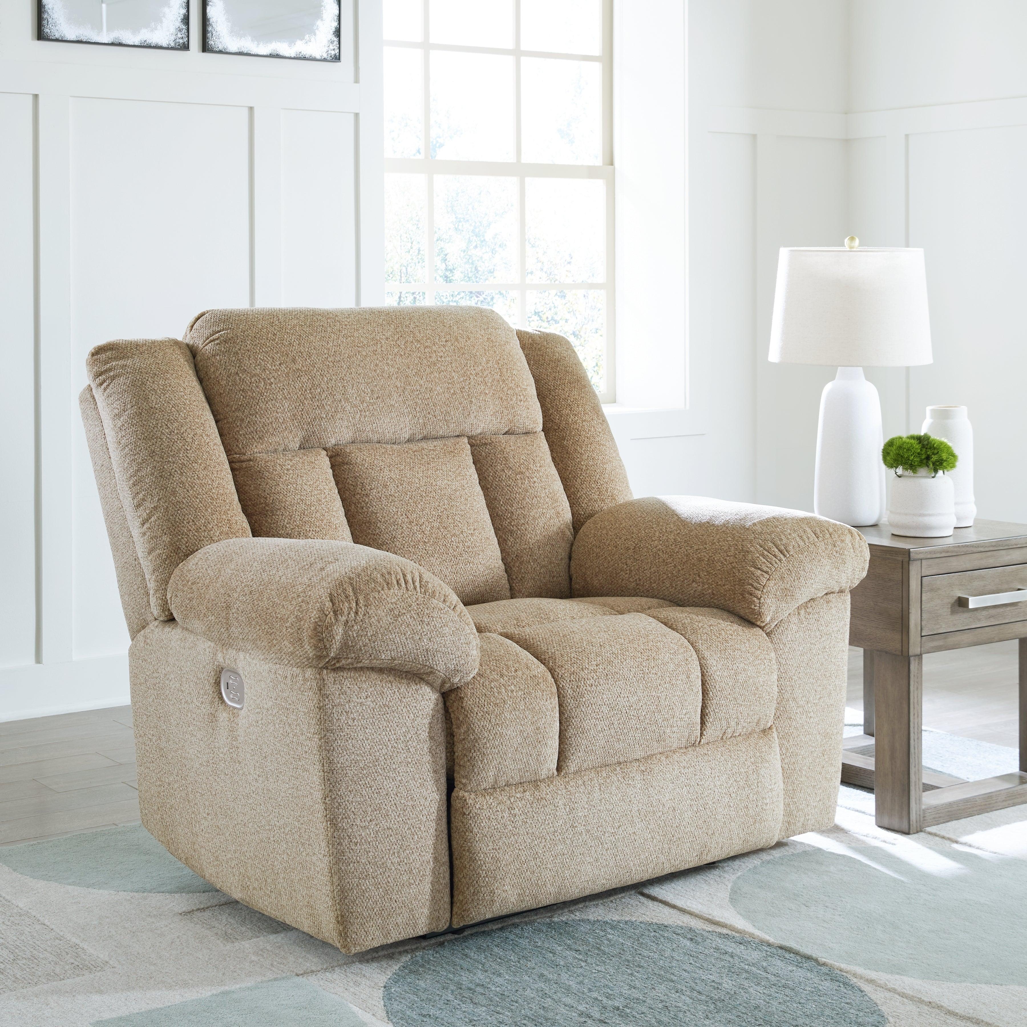 Tip-Off Wheat Oversized Dual Power Recliner - Image 12