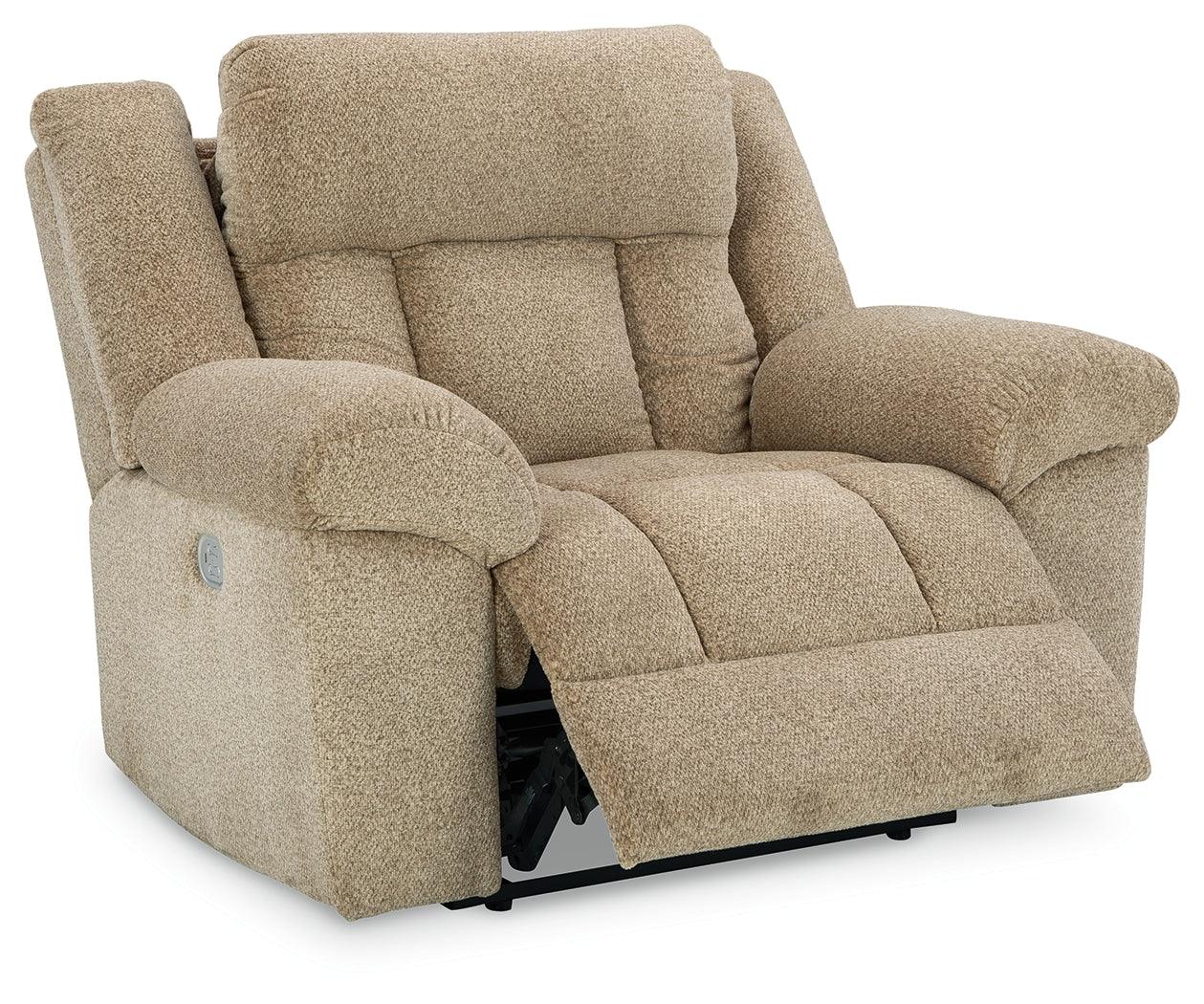 Tip-Off Wheat Oversized Dual Power Recliner - Image 3