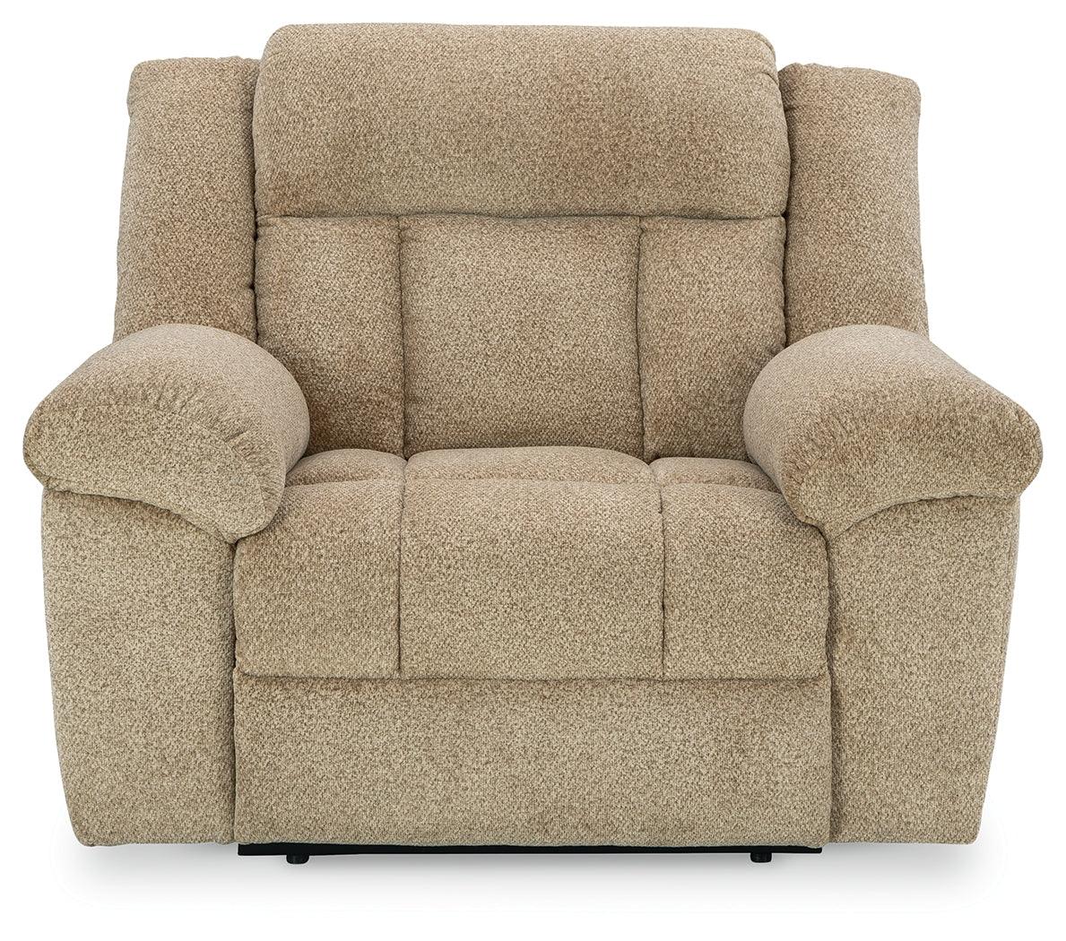 Tip-Off Wheat Oversized Dual Power Recliner - Image 4