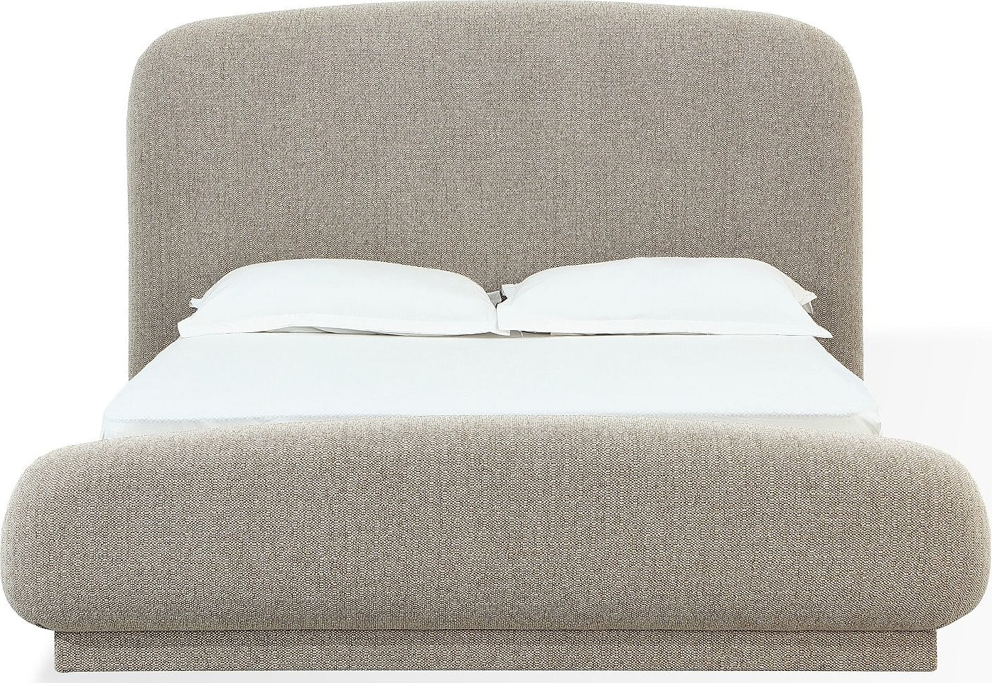 Tirimbina Hyena California King Chenille Upholstered Platform Bed - Image 5
