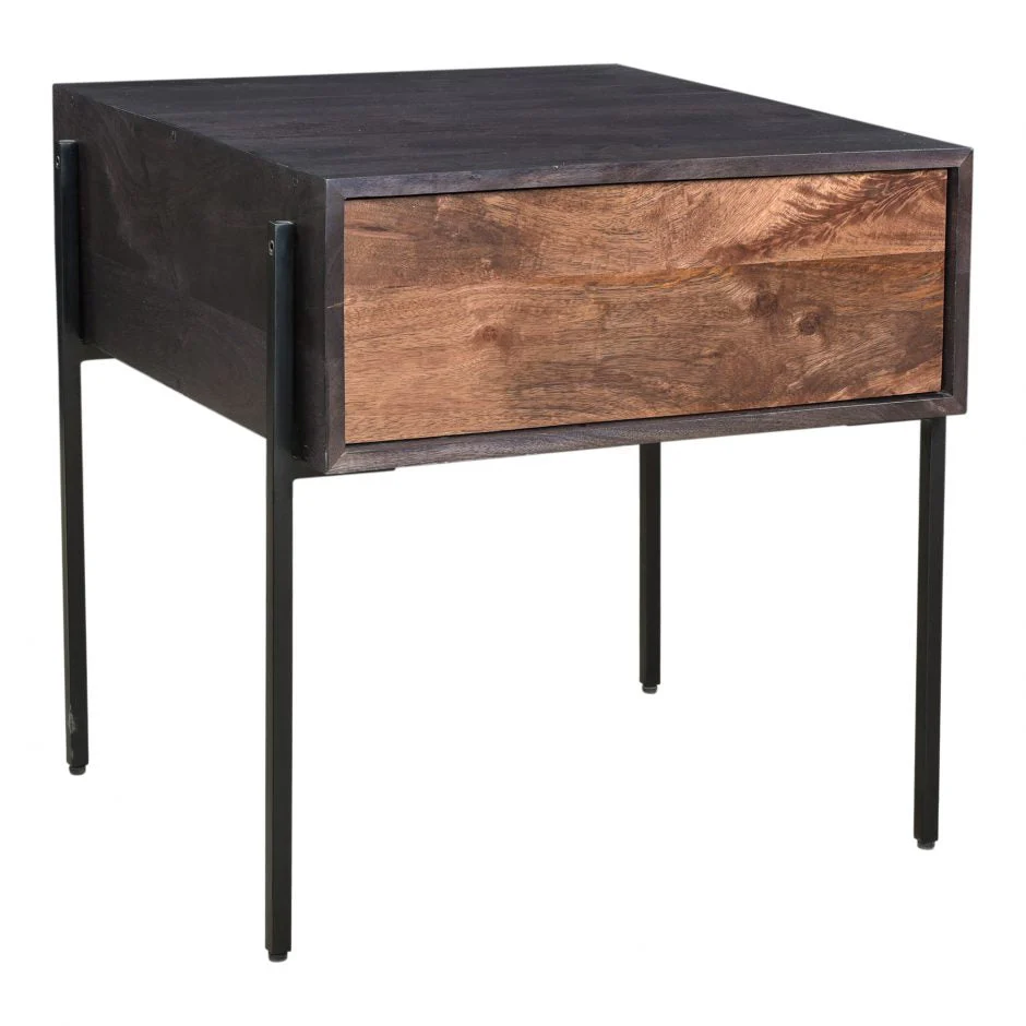 Tobin Side Table - Light Brown - Image 2