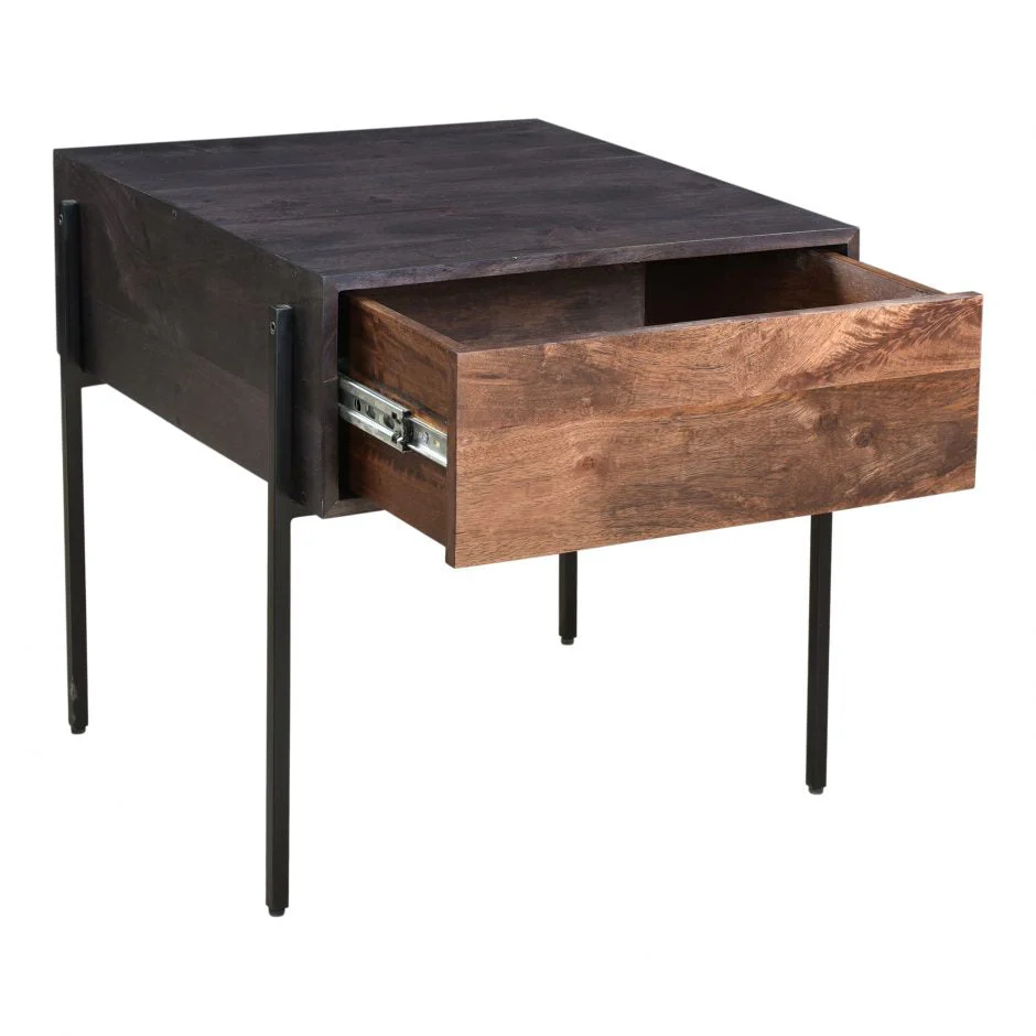 Tobin Side Table - Light Brown - Image 3