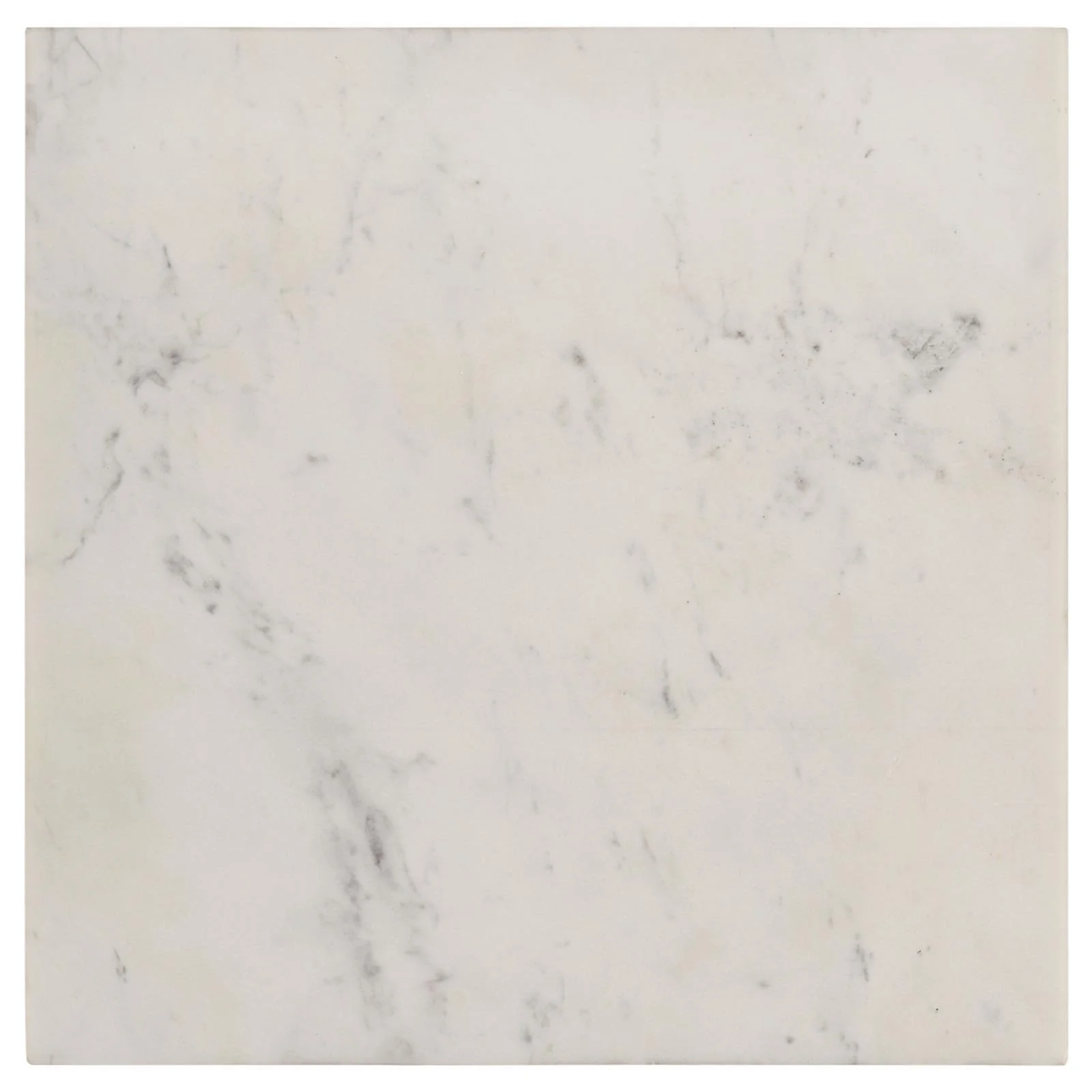 Tobin White and Black Square Marble Top End Table - Image 3