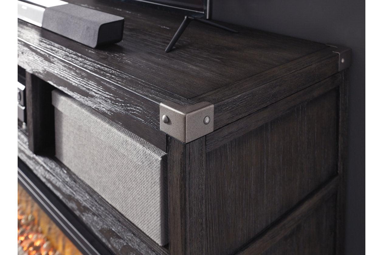 Todoe Gray 65" TV Stand - Image 3