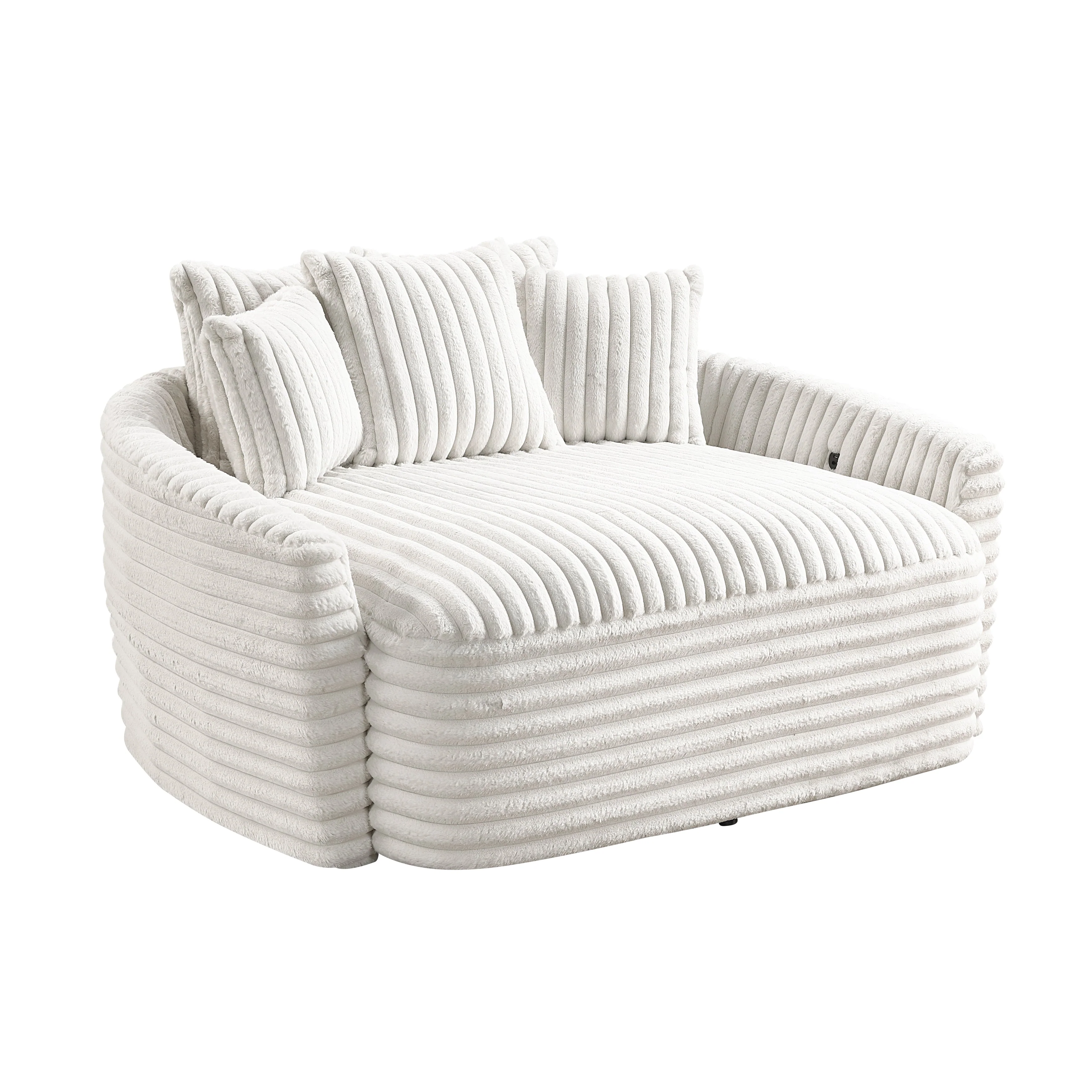 Tomball Beige Oversized Chaise Lounge - Image 3