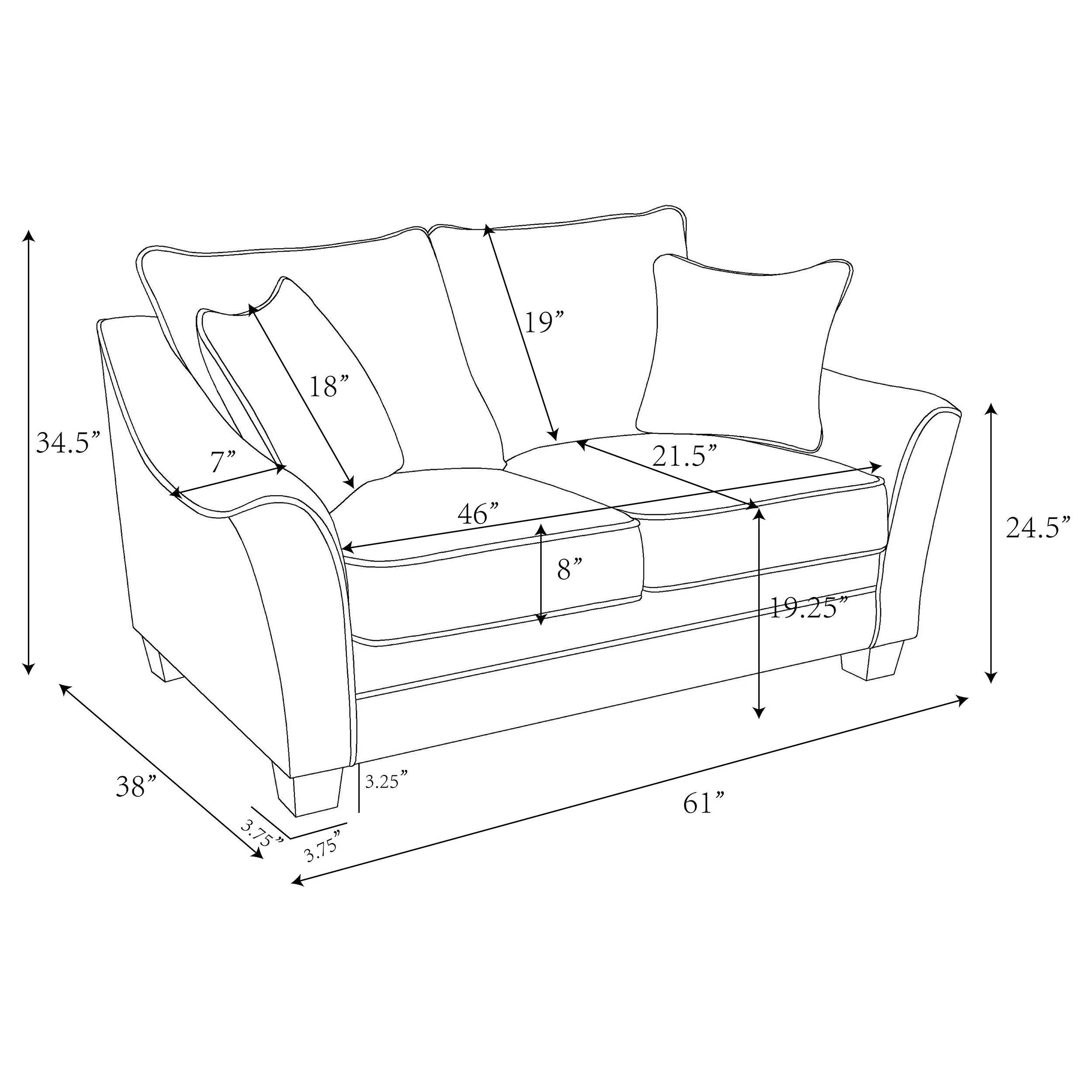 Tomkins 2-piece Boucle Upholstered Sofa Set Light Grey - Image 15