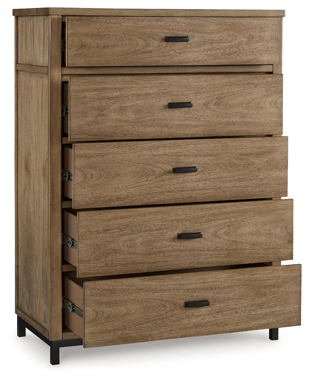 Tomtyn Light Brown Upholstered Platform Bedroom Set - Image 24