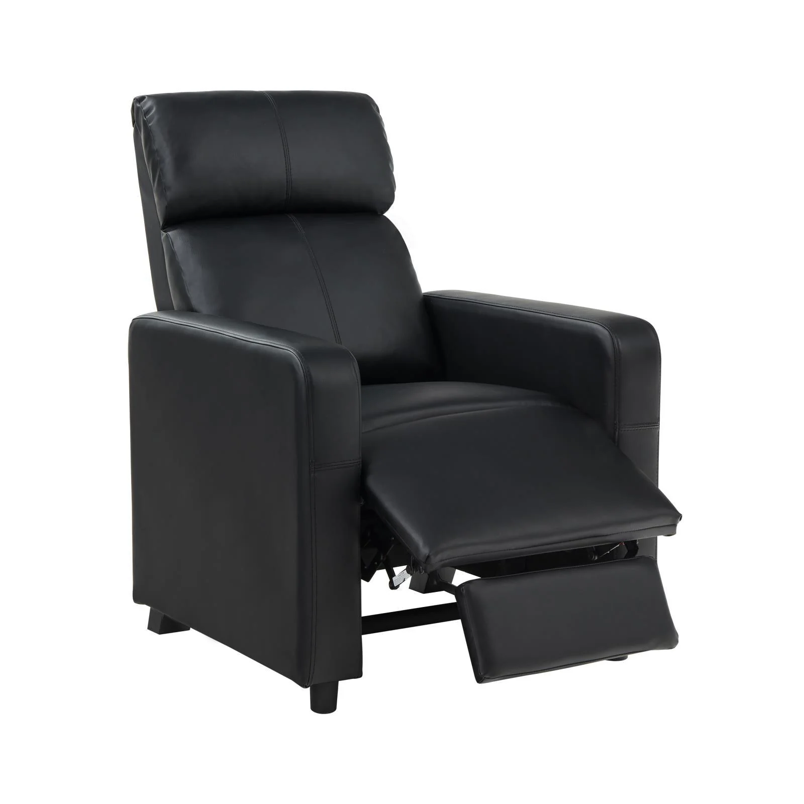 Toohey Black Upholstered Tufted Recliner Living Room Set - Image 3