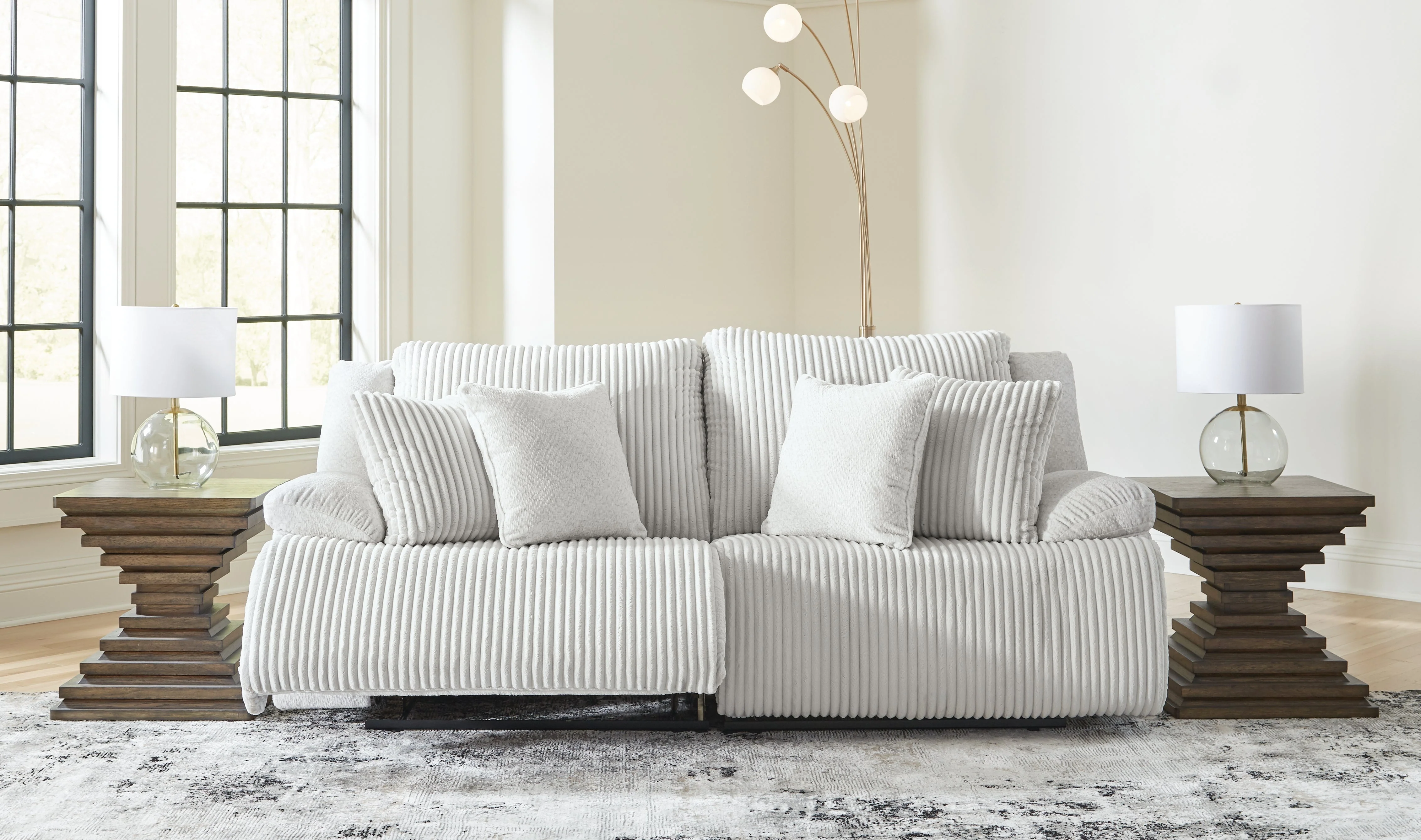 Top Tier Alloy 2-Piece Manual Reclining Modular Loveseat - Image 6