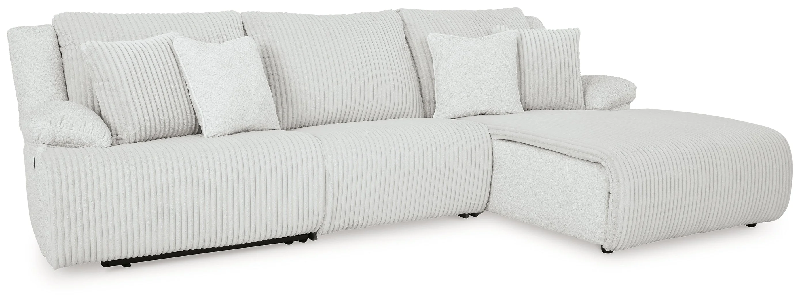 Top Tier Alloy 3-Piece RAF Chaise Reclining Sectional - Image 3