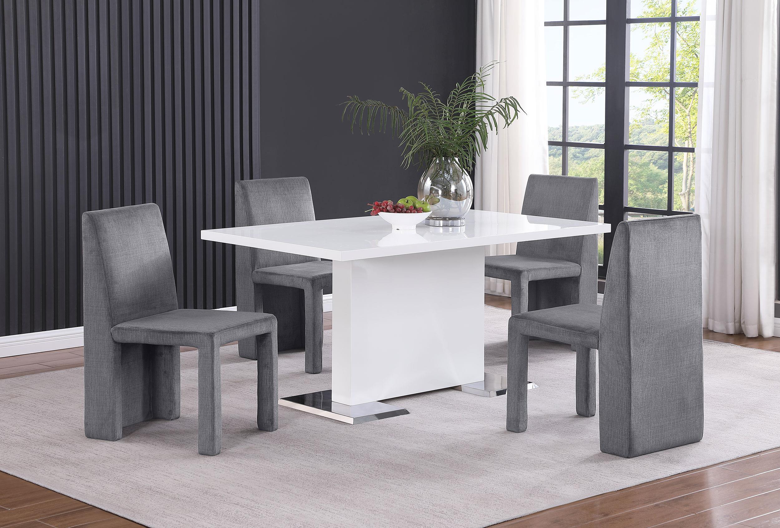 Tordera Velvet Upholstered Side Chair Grey (Set of 2) - Image 10