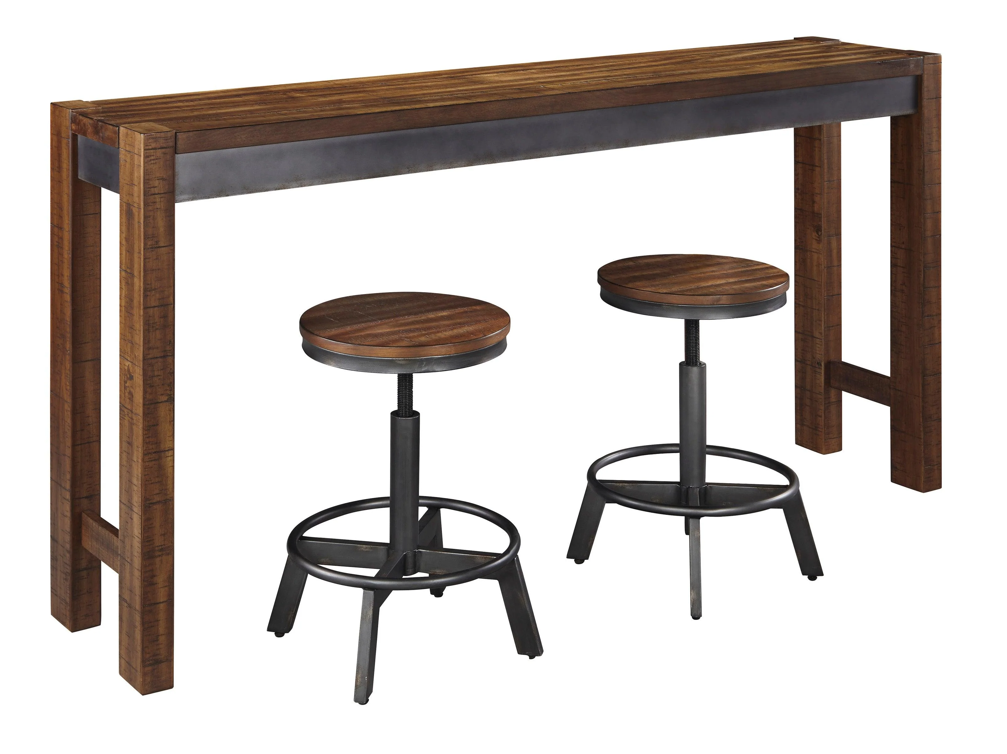 Torjin Brown and Gray Counter Height Set - Image 2